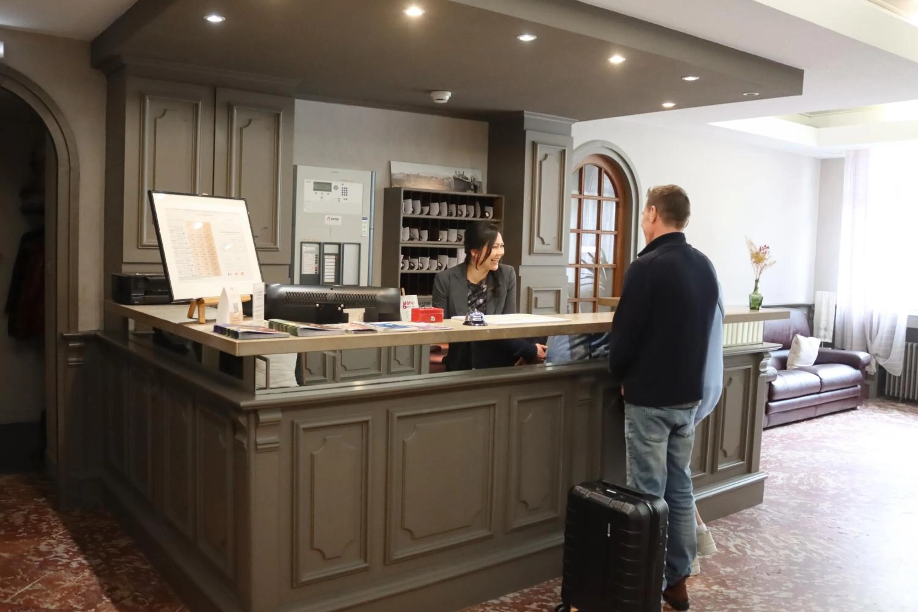Lobby or reception in Hôtel Le Lons