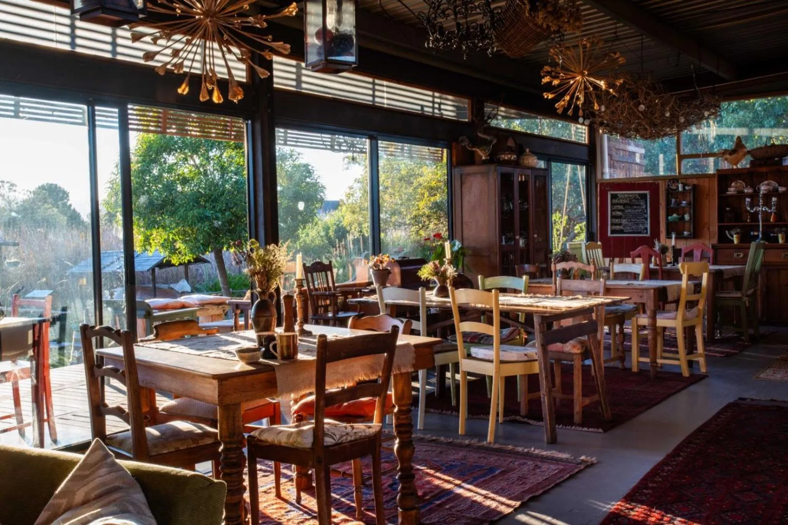 Double Room with Garden View in ECO Lodge Villa Villekula