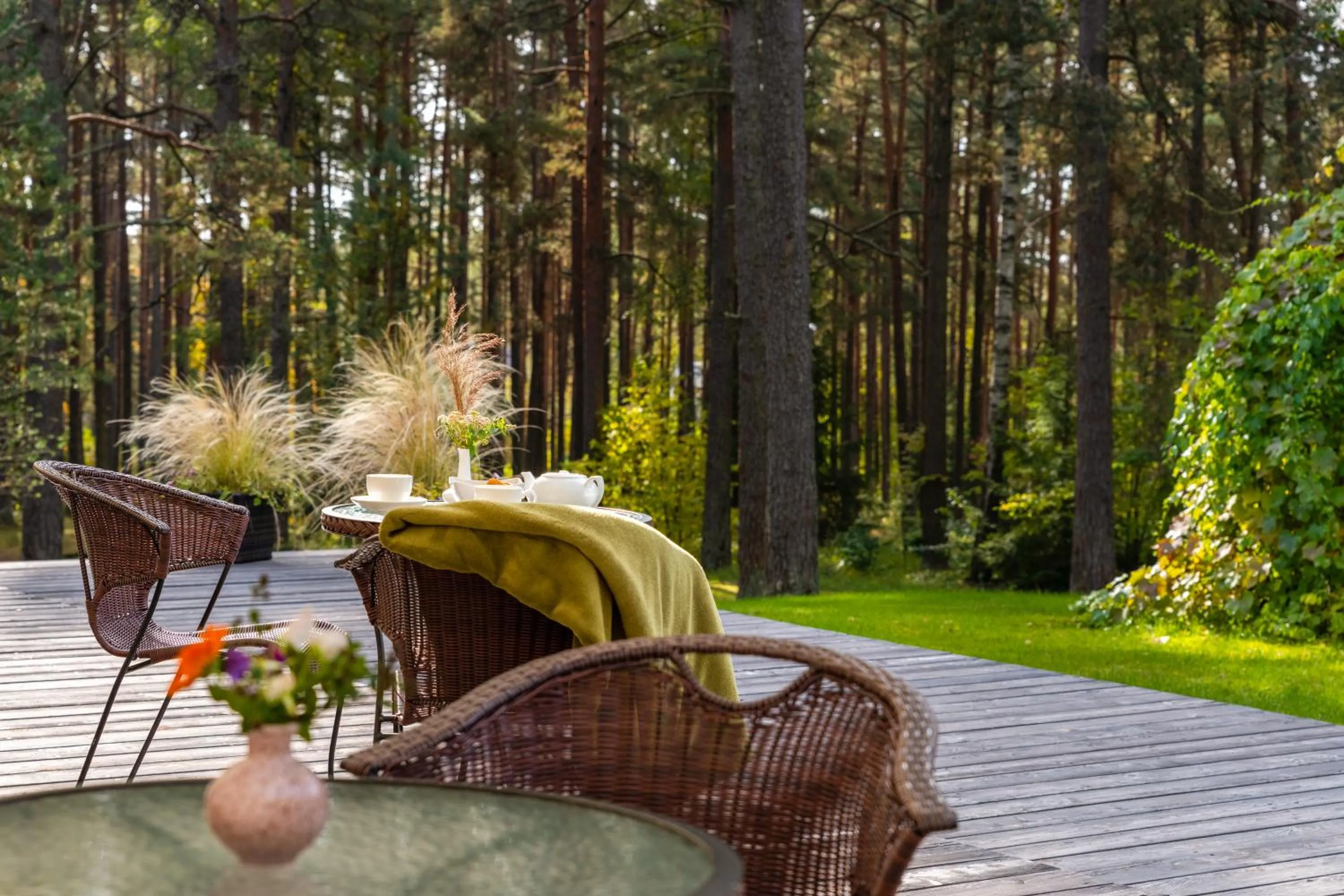 Patio in Verevi Motel