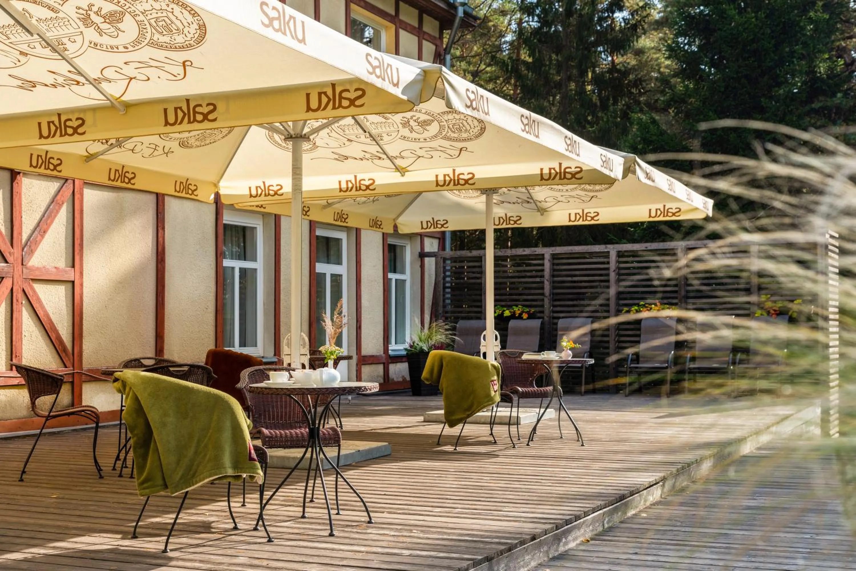 Patio in Verevi Motel