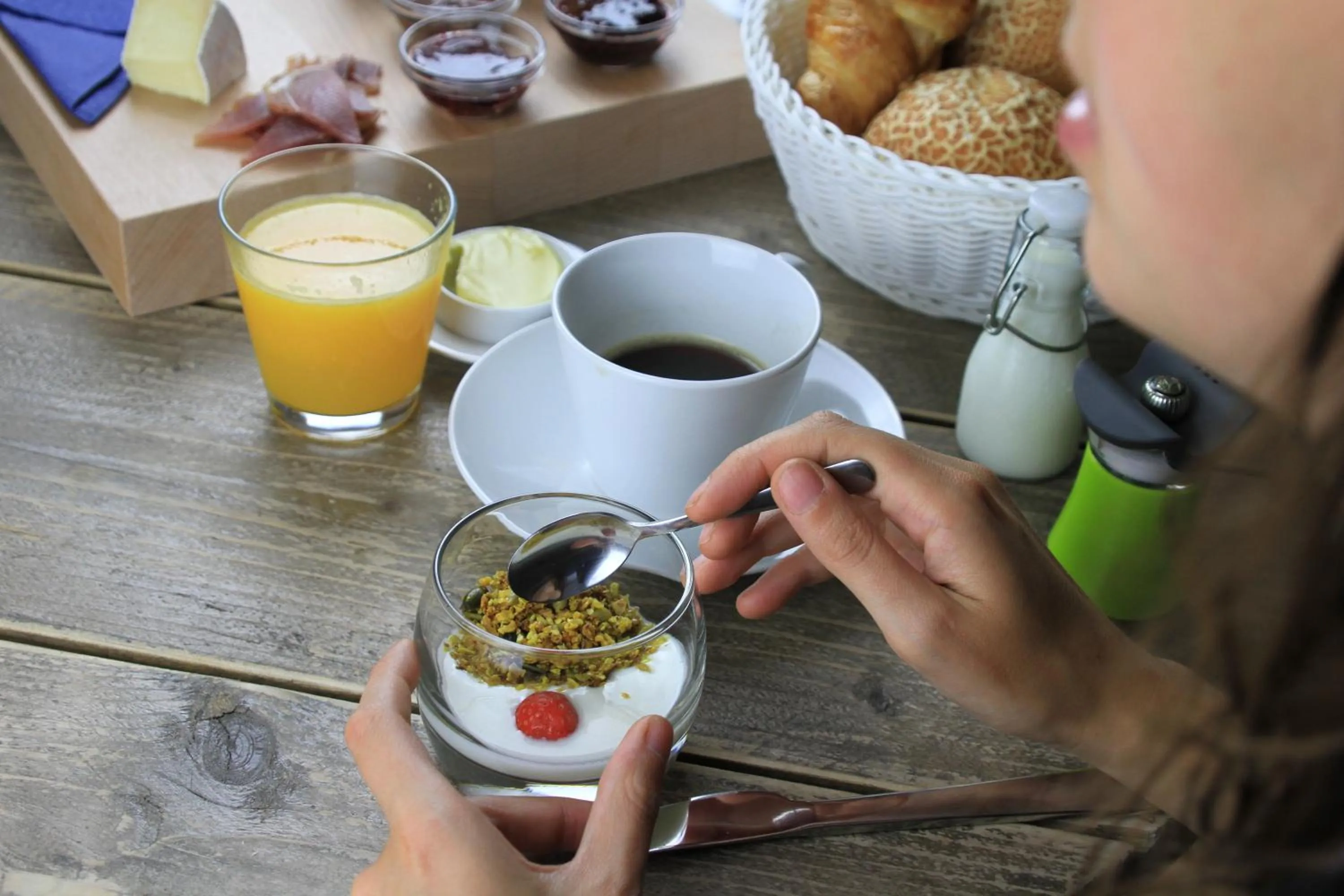 Breakfast in Villa Les Paquerettes