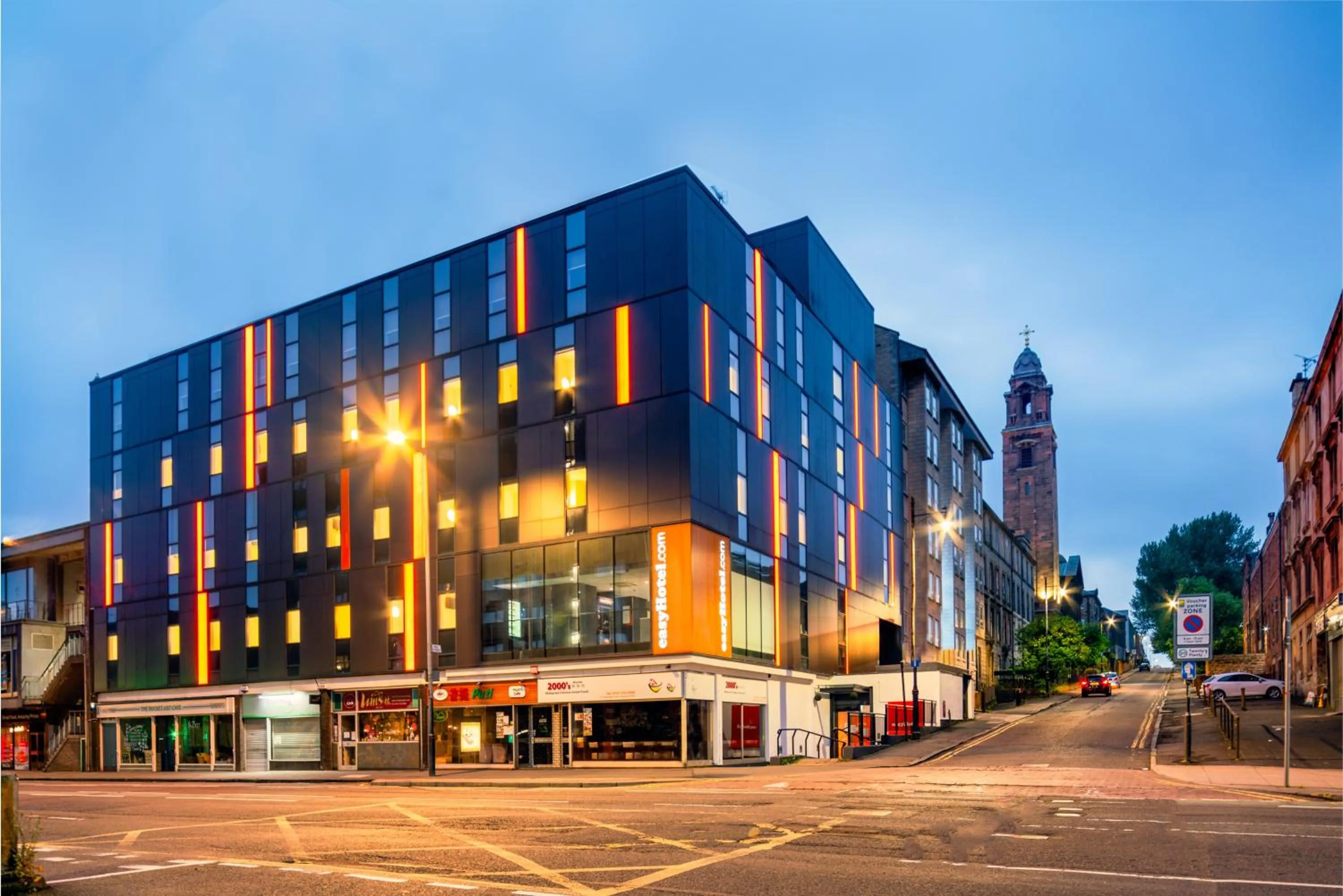 Property building in easyHotel Glasgow City