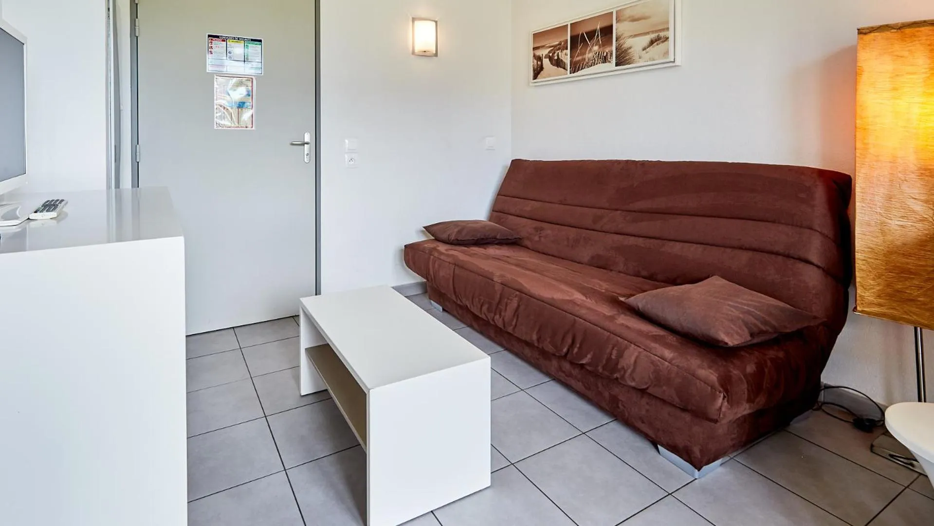 Living room in Résidence Vacancéole - Le Domaine de la Corniche