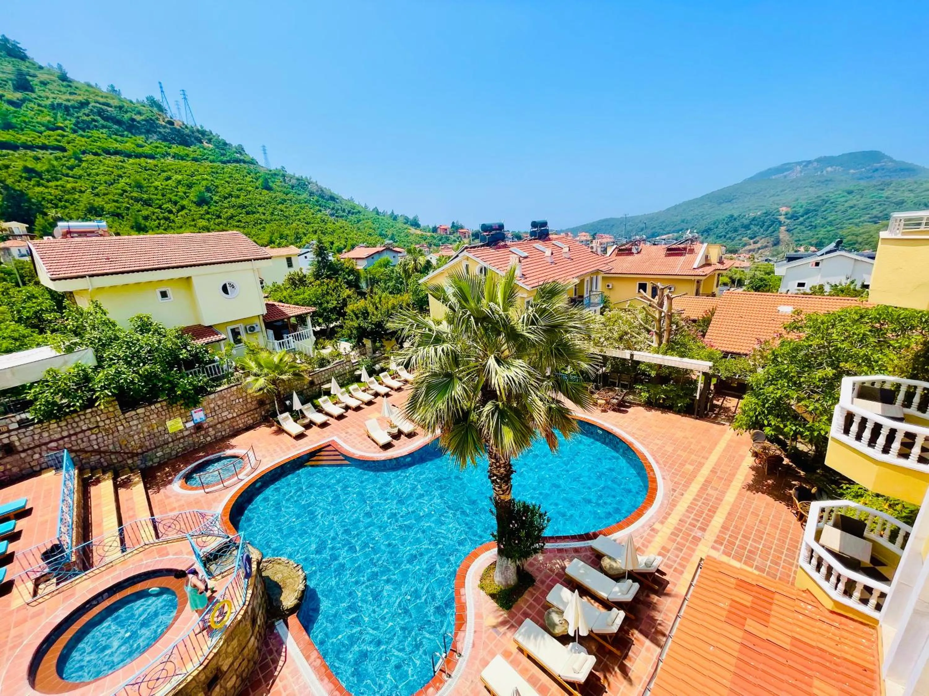 Swimming pool in Mountain Valley Oludeniz