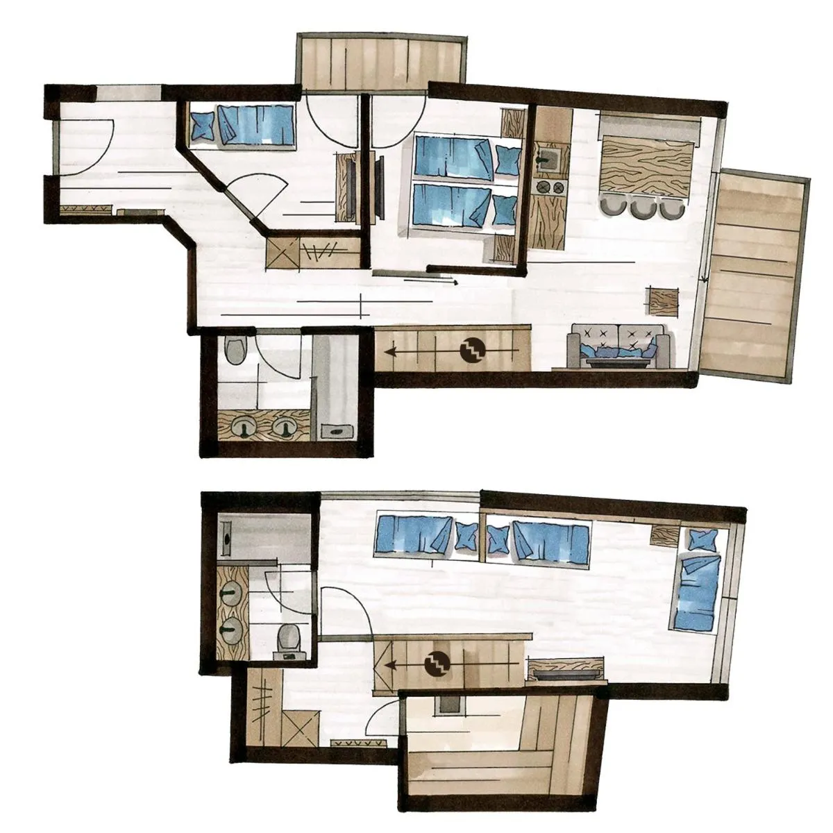 Floor plan in Top Apart Gaislachkogl