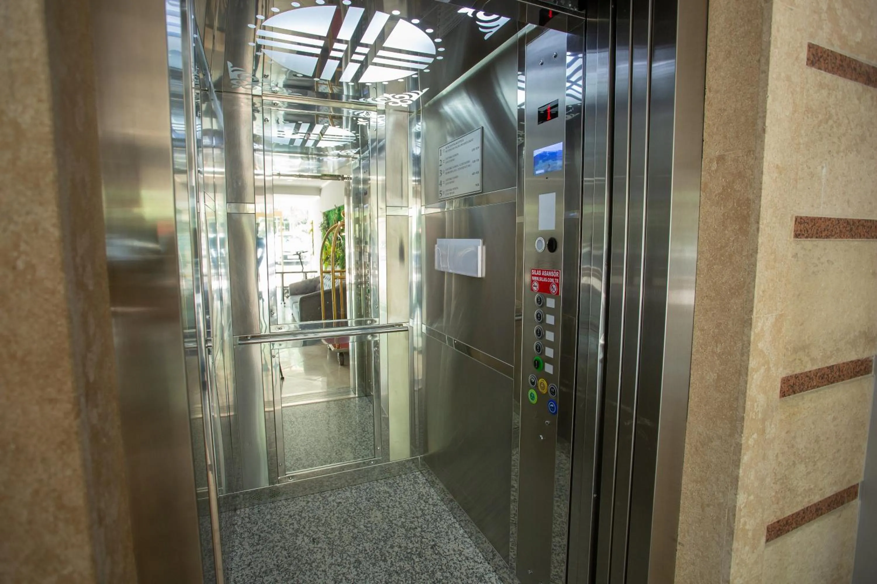 elevator in B Hotel Bishkek