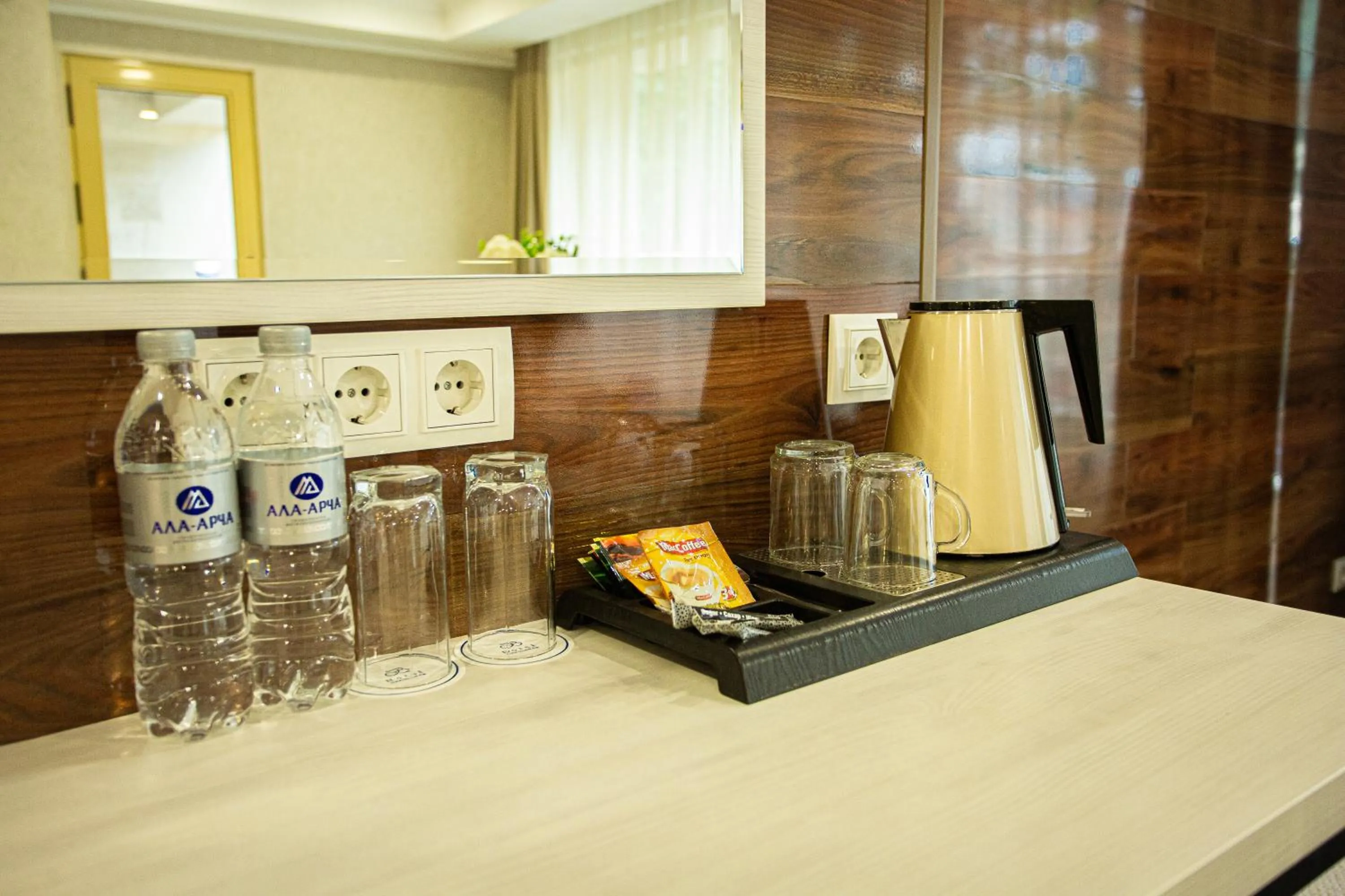 Coffee/tea facilities in B Hotel Bishkek