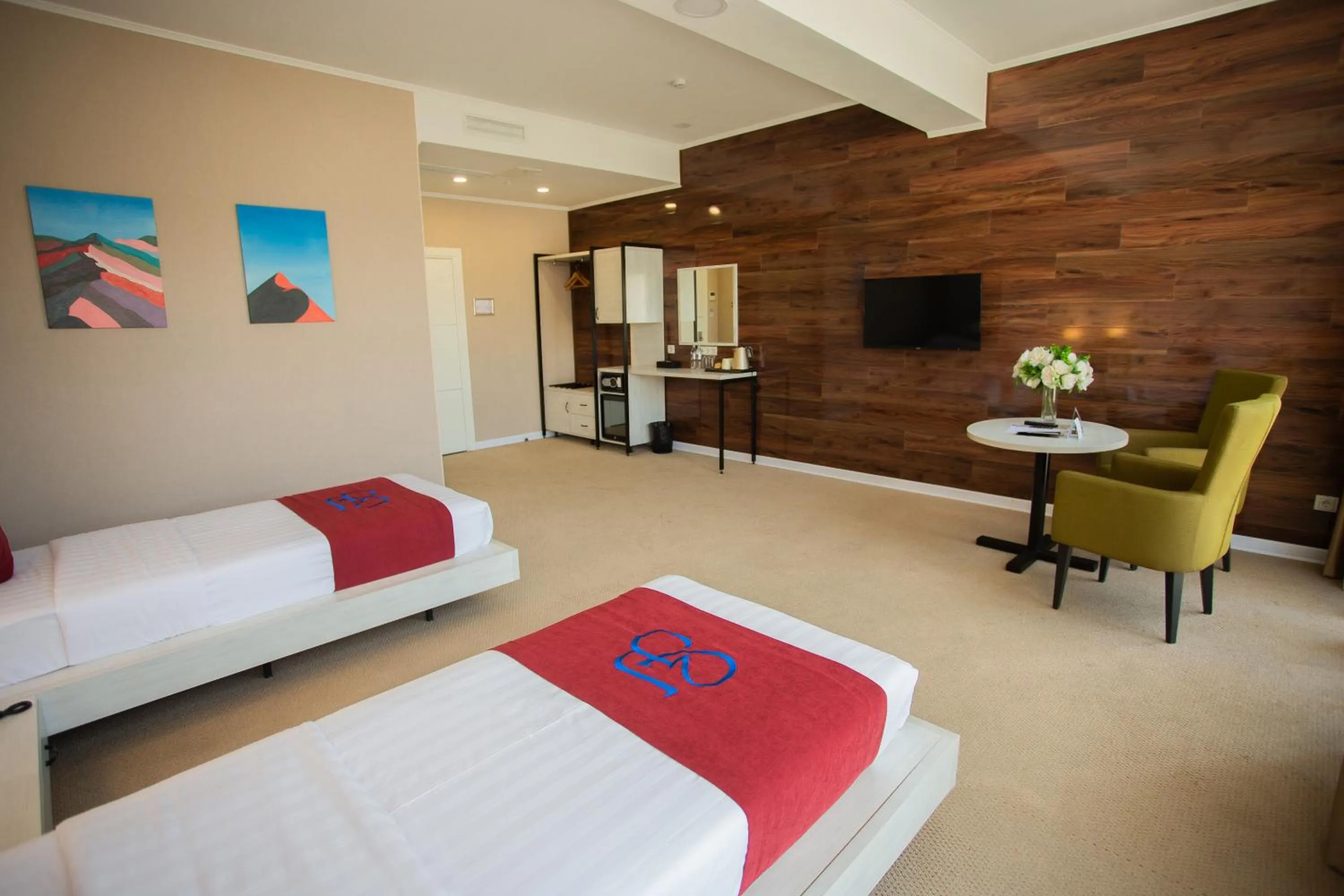 Photo of the whole room, Bed in B Hotel Bishkek