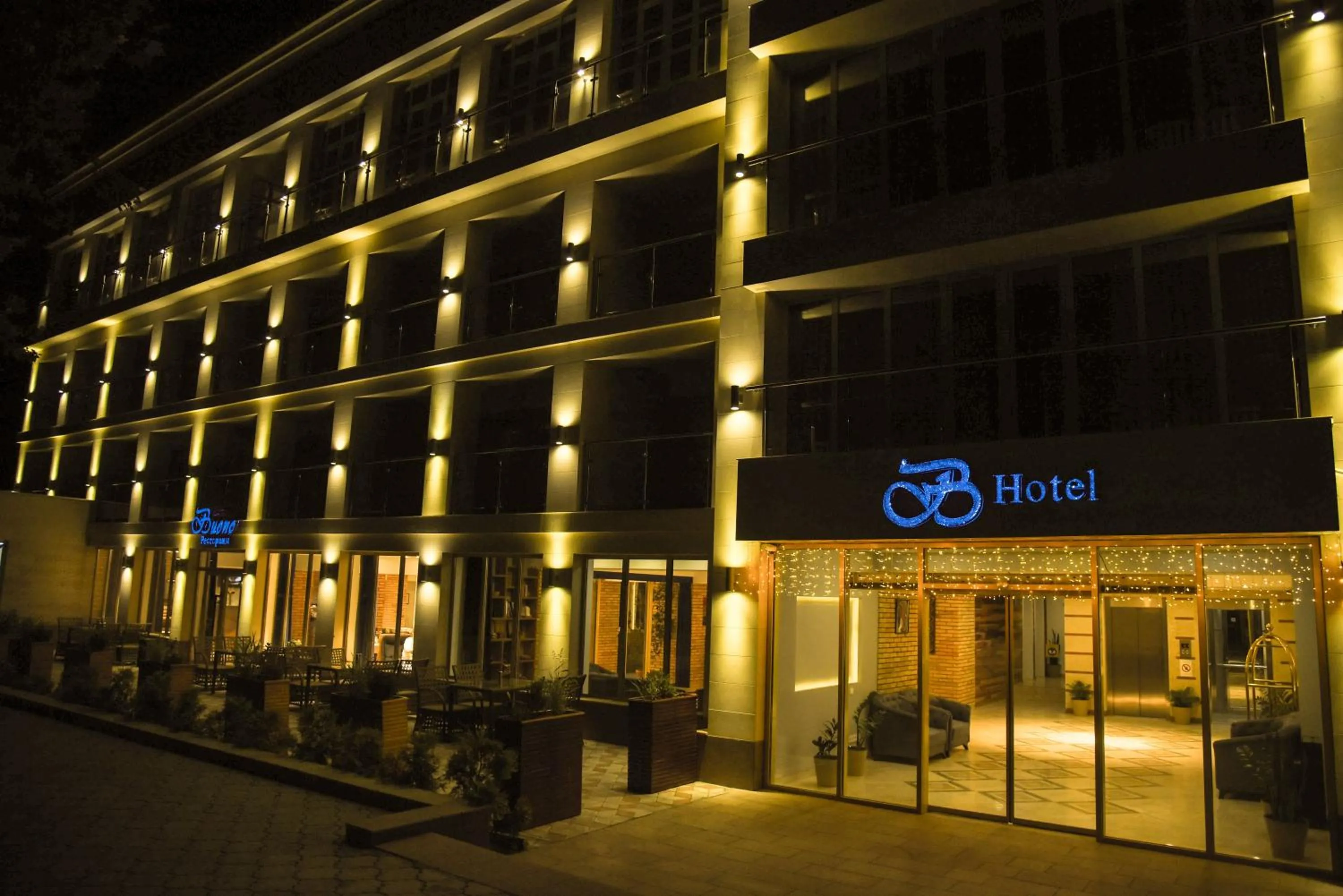 Property building in B Hotel Bishkek
