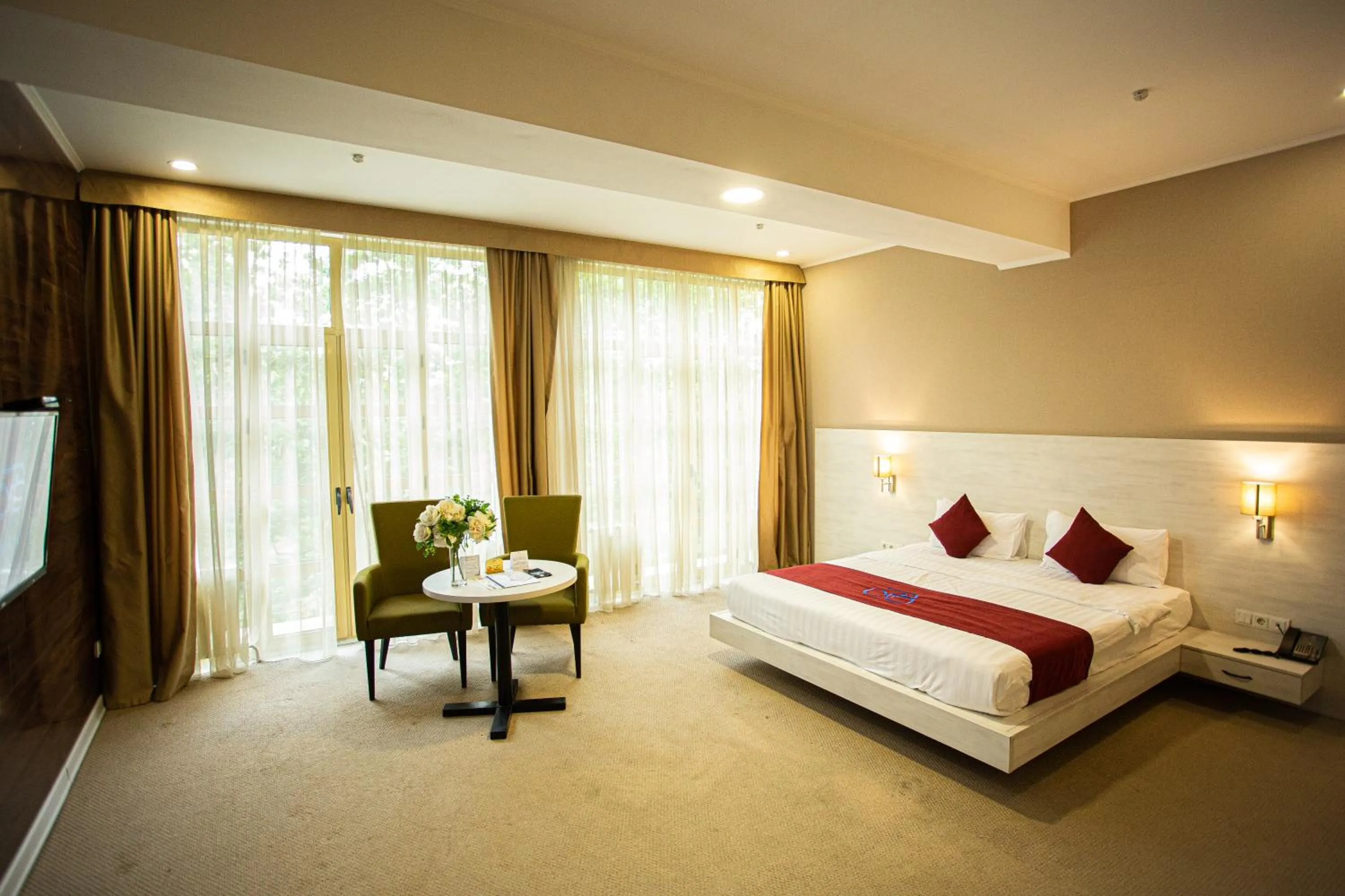 Photo of the whole room, Bed in B Hotel Bishkek