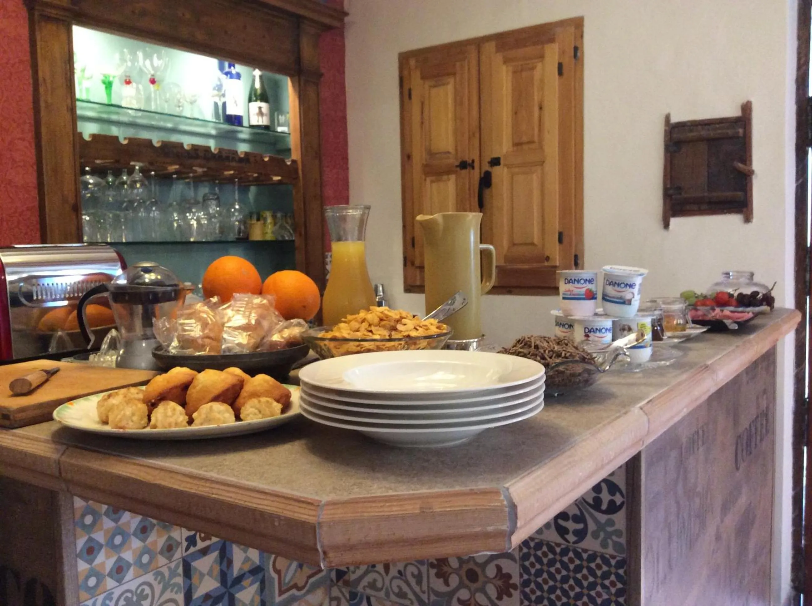 Food close-up in Los Cuatro Vientos B&B