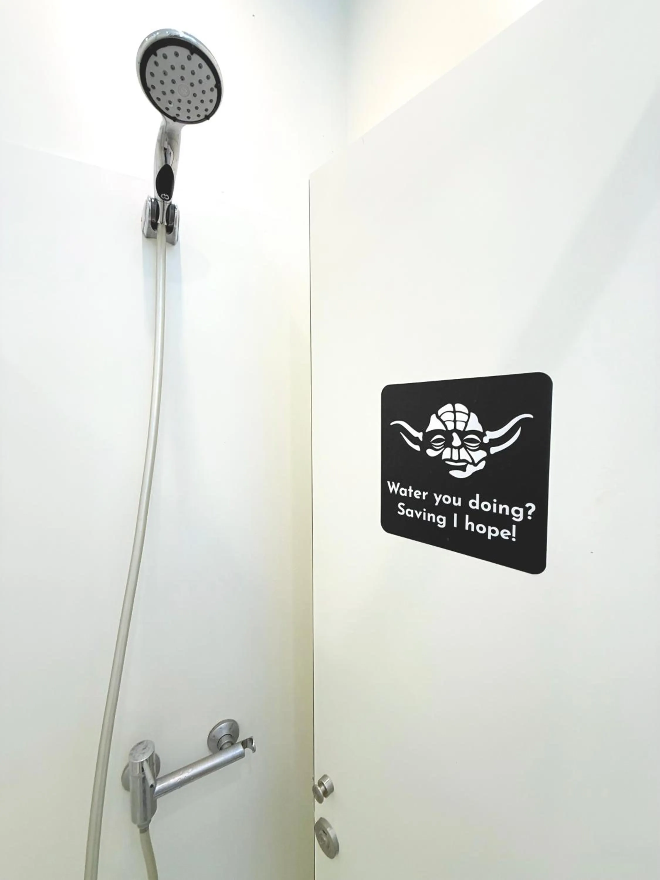 Shower in Rivoli Cinema Hostel