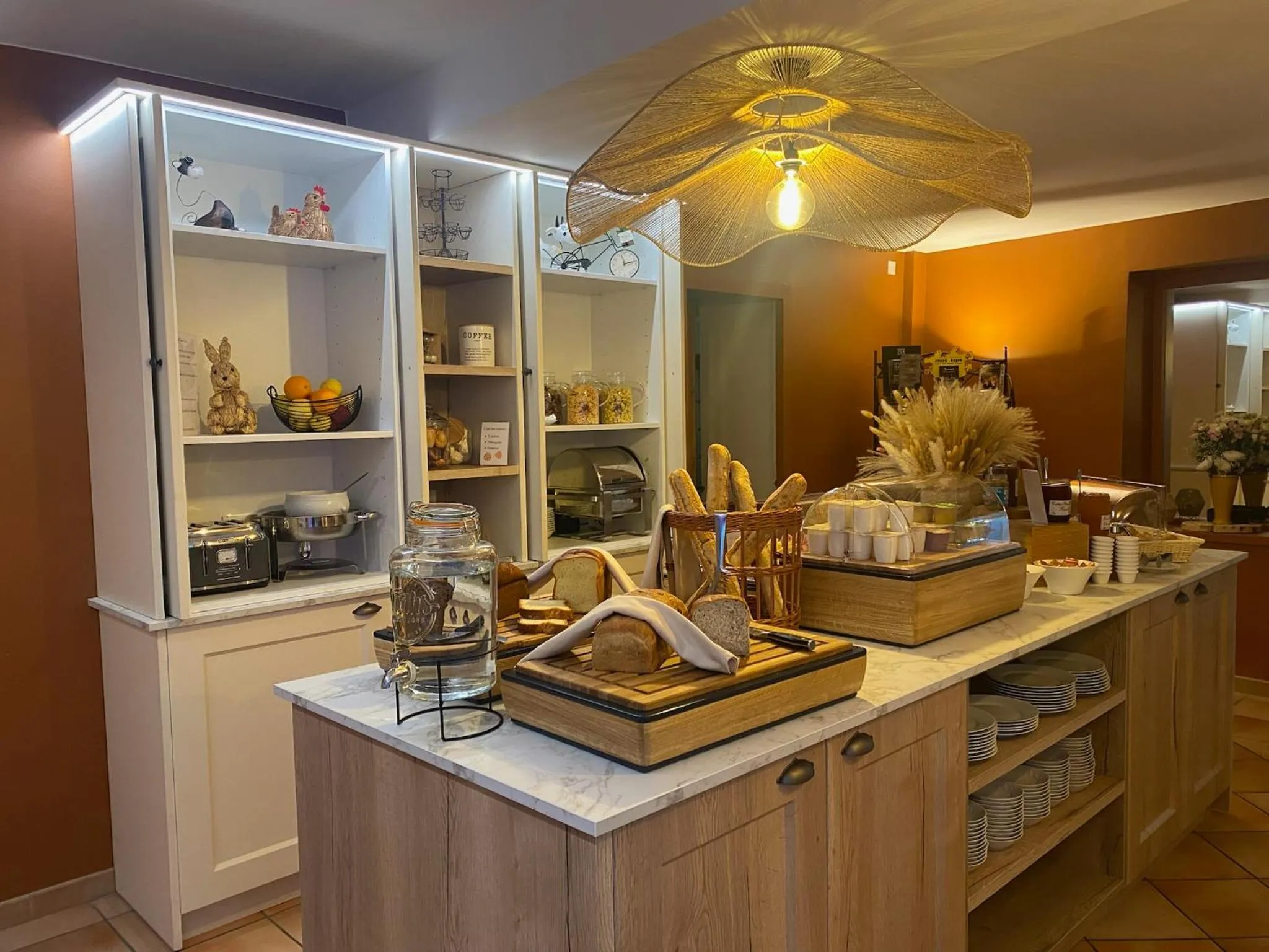 Buffet breakfast in Logis Hôtels - Hôtel Restaurant Domaine Les Falaises