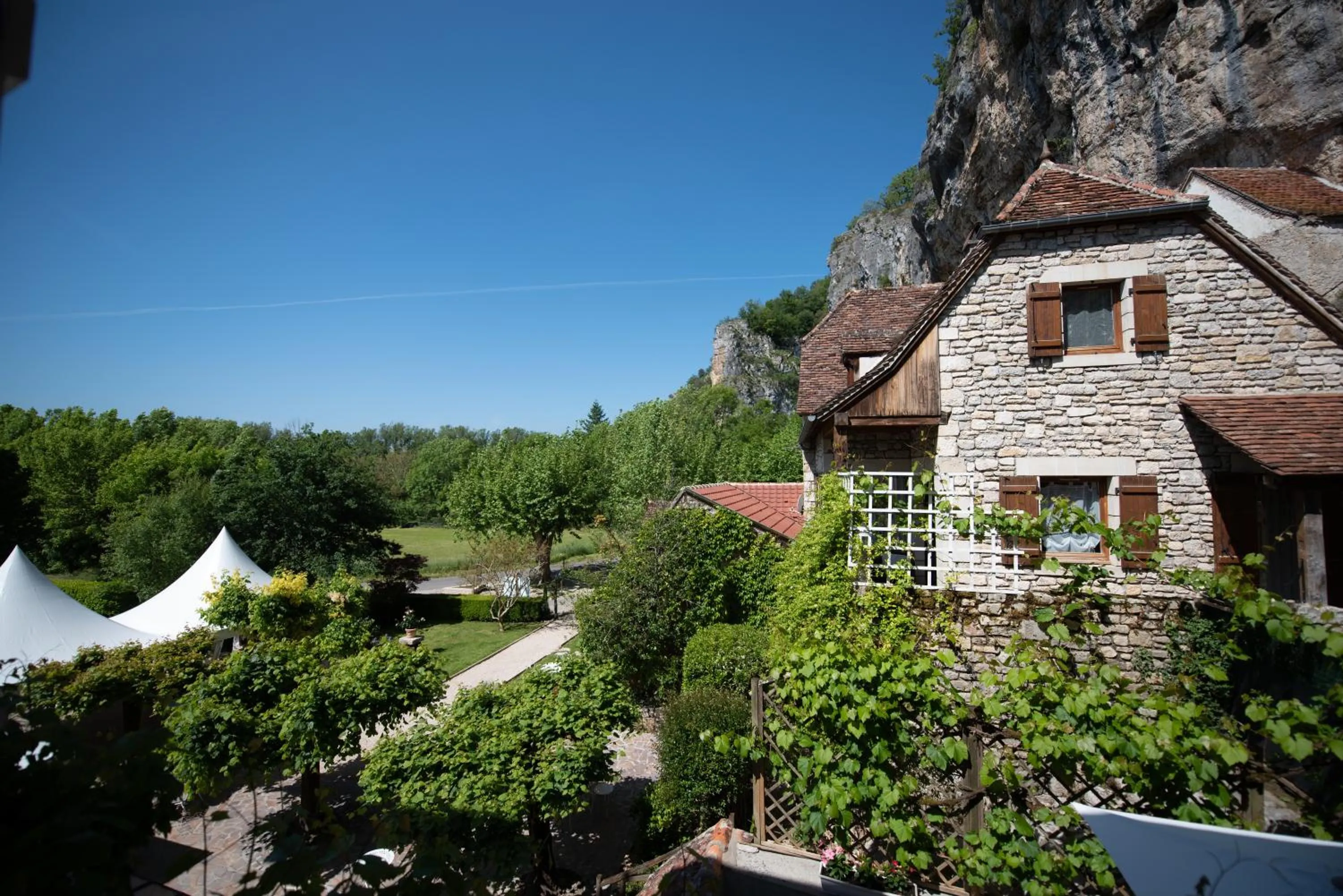 View (from property/room) in Logis Hôtels - Hôtel Restaurant Domaine Les Falaises