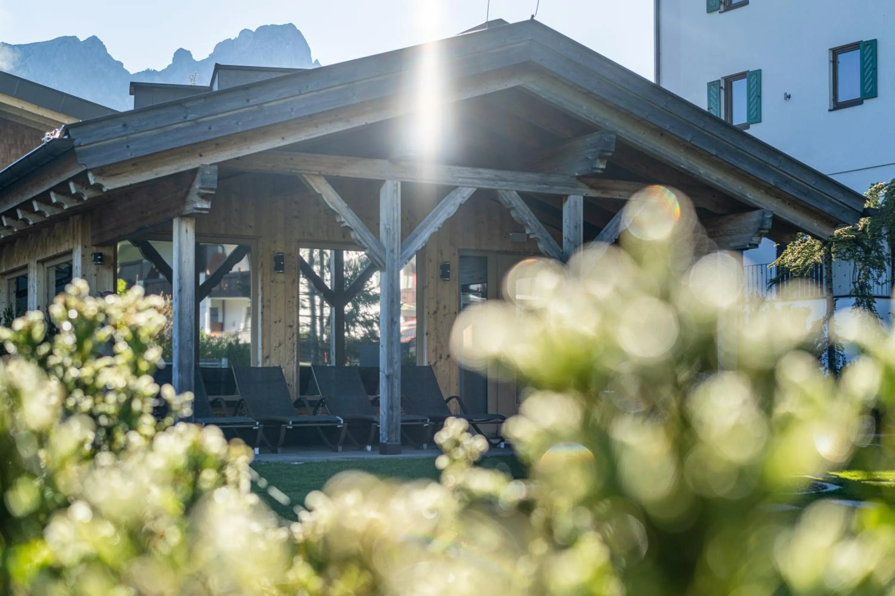 Sauna in Hotel Tyrol am Haldensee