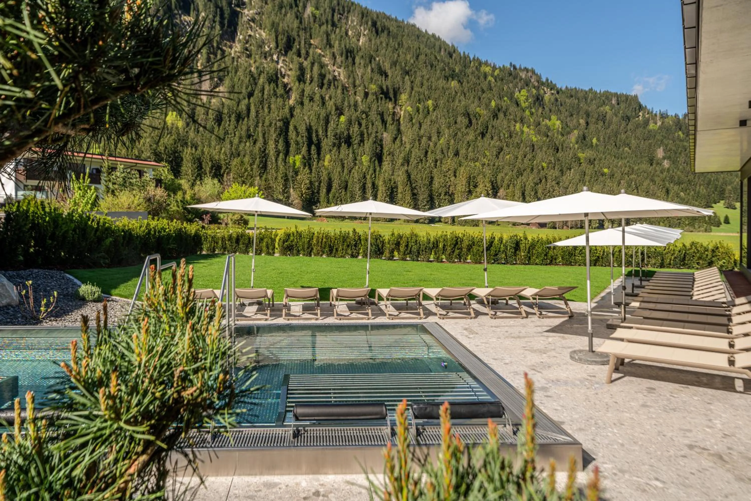 Hot Tub in Hotel Tyrol am Haldensee