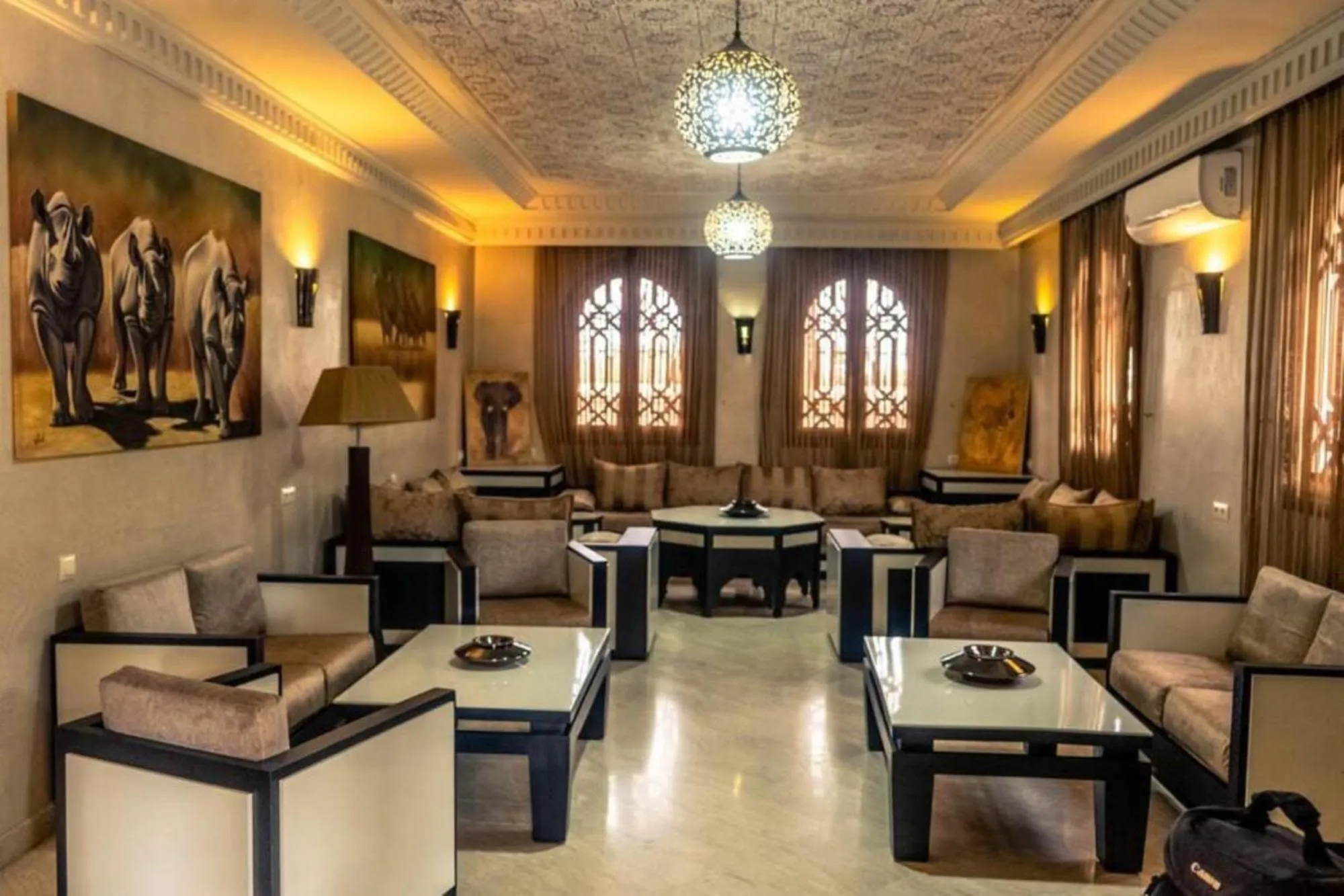 Living room in Riad Ushuaia La Villa - Centre Marrakech