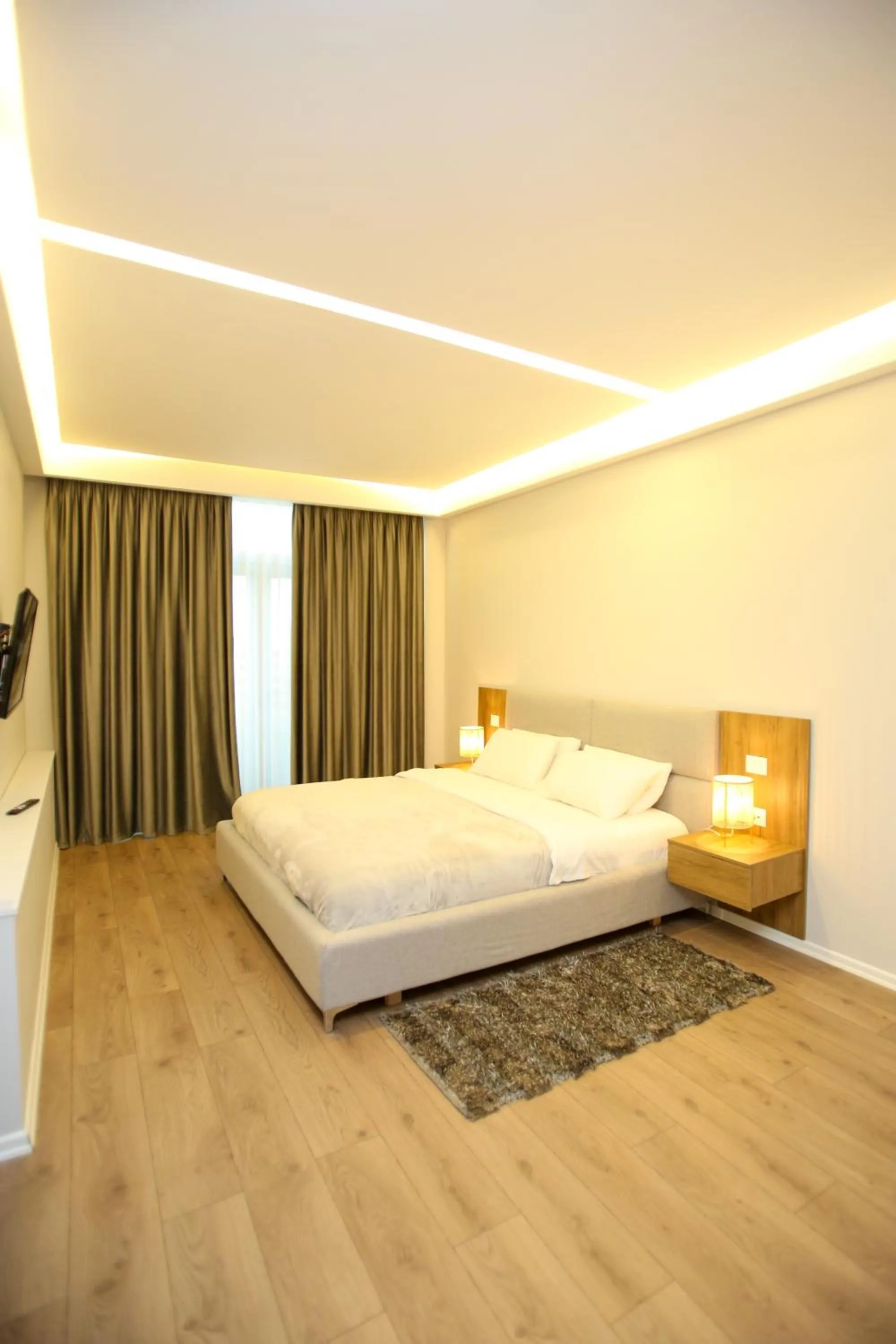 Bed in Hotel Vlora International