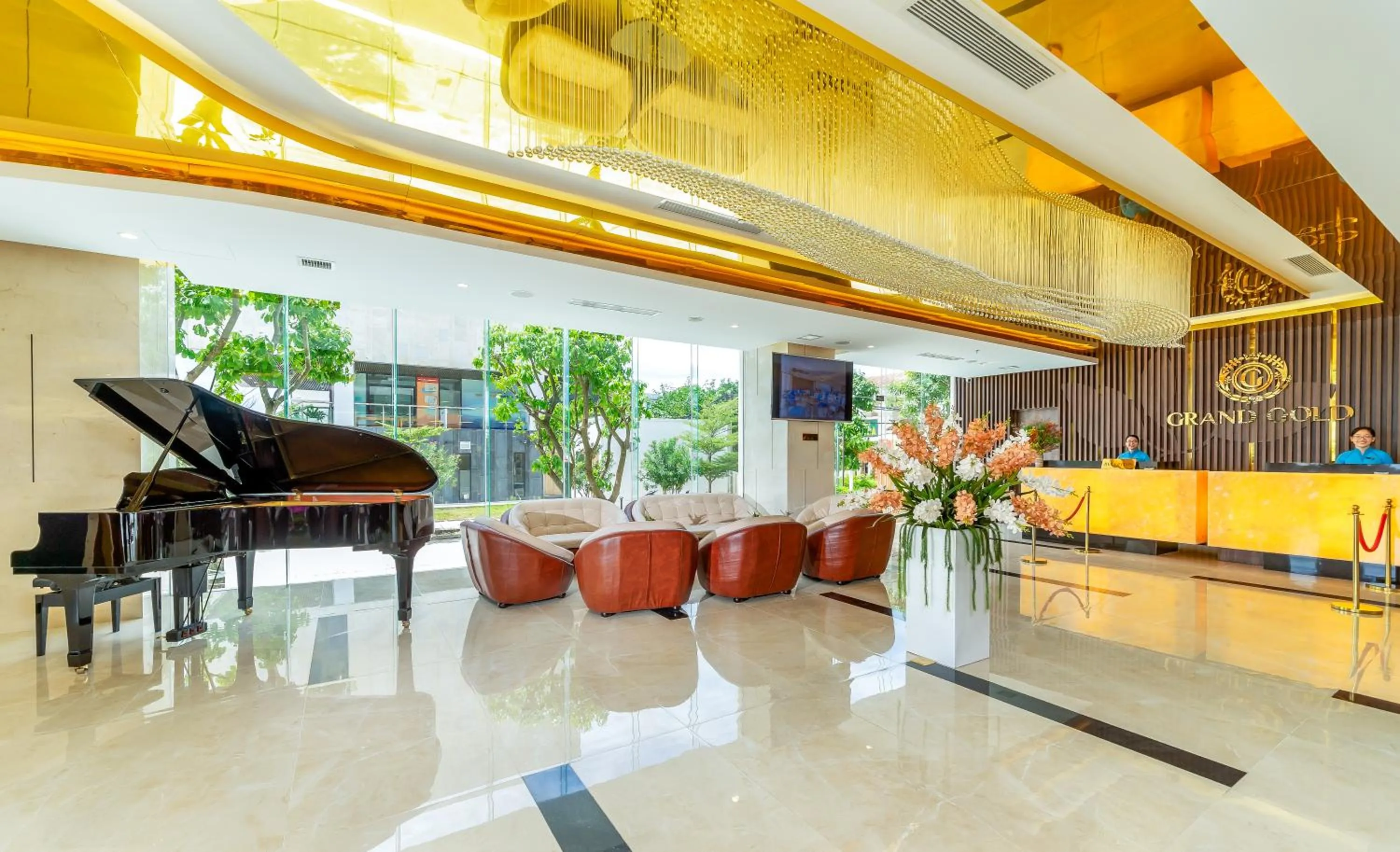 Lobby or reception in Grand Gold Hotel
