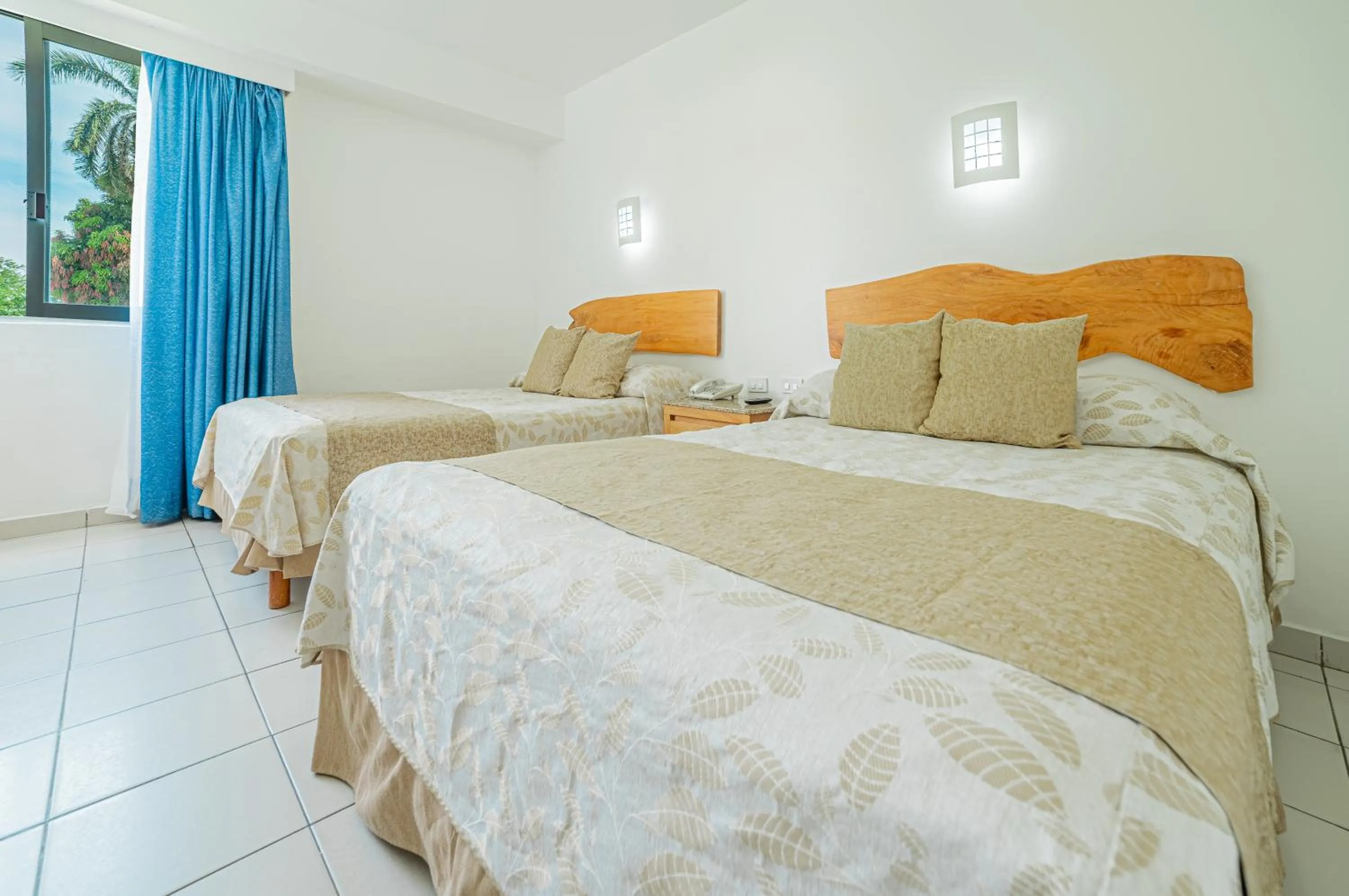 Bed in Posada Real Puerto Escondido