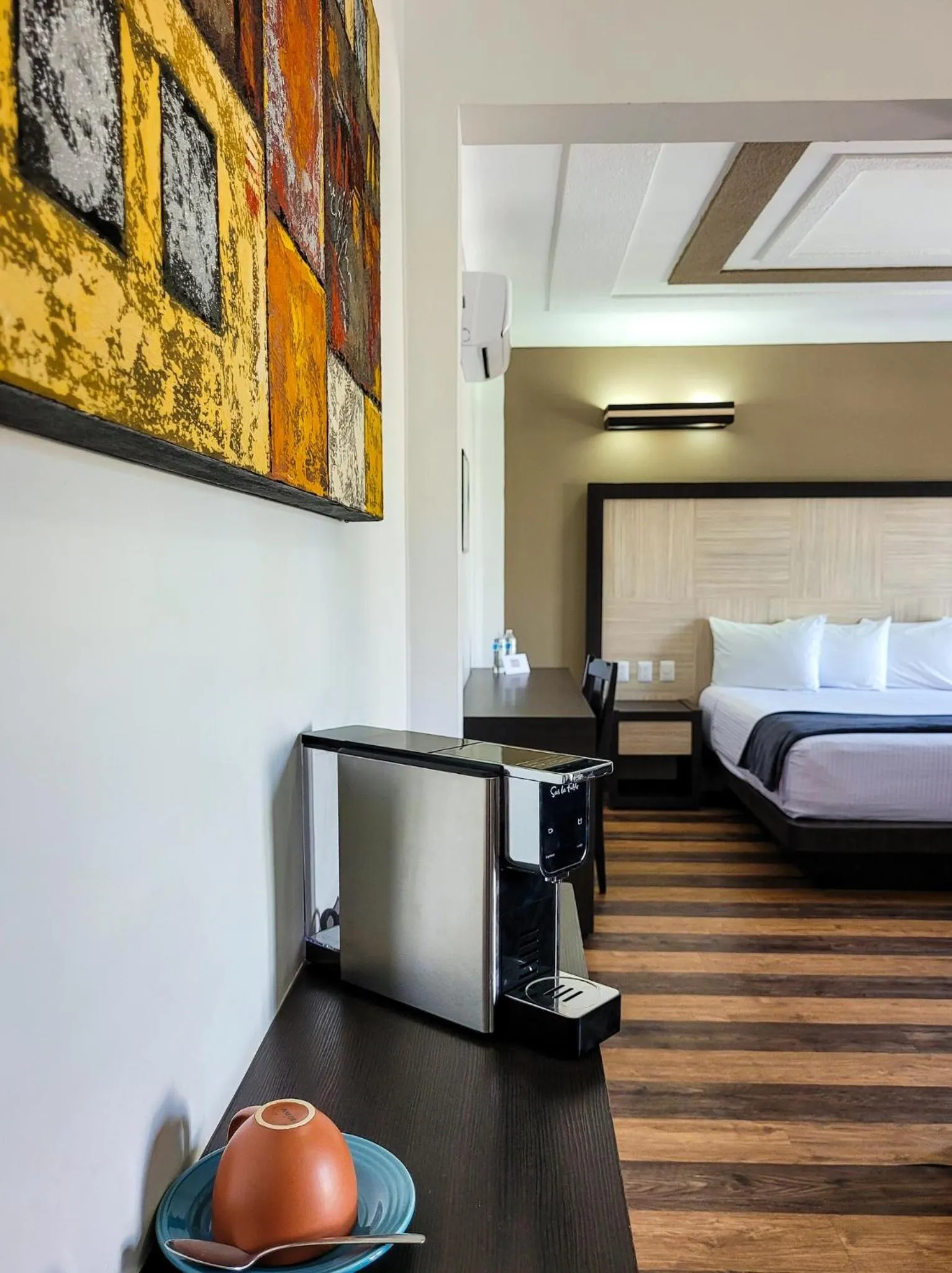 Bed in Hotel Paseo de la Presa