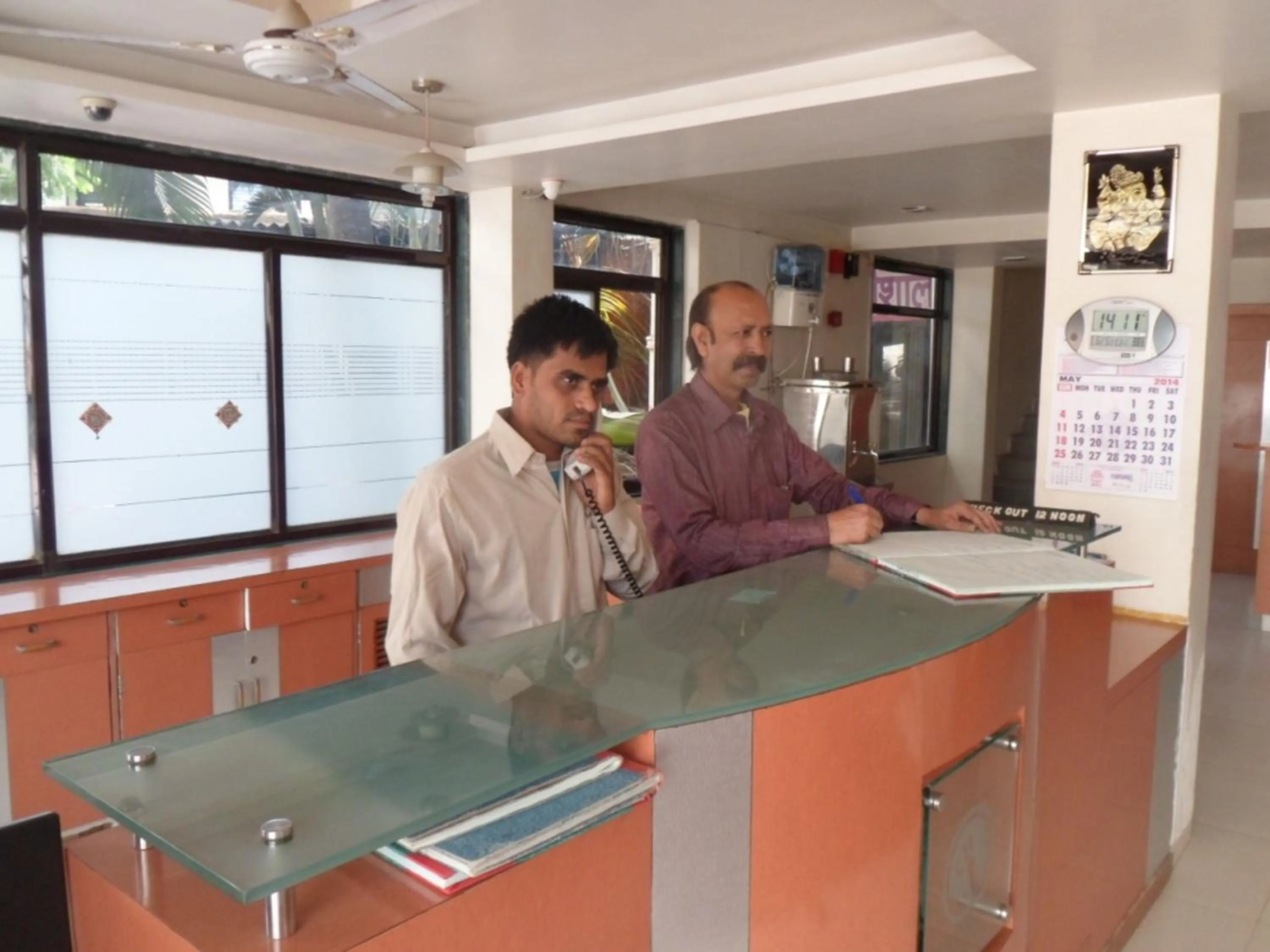 Lobby or reception in Hotel Vaishali