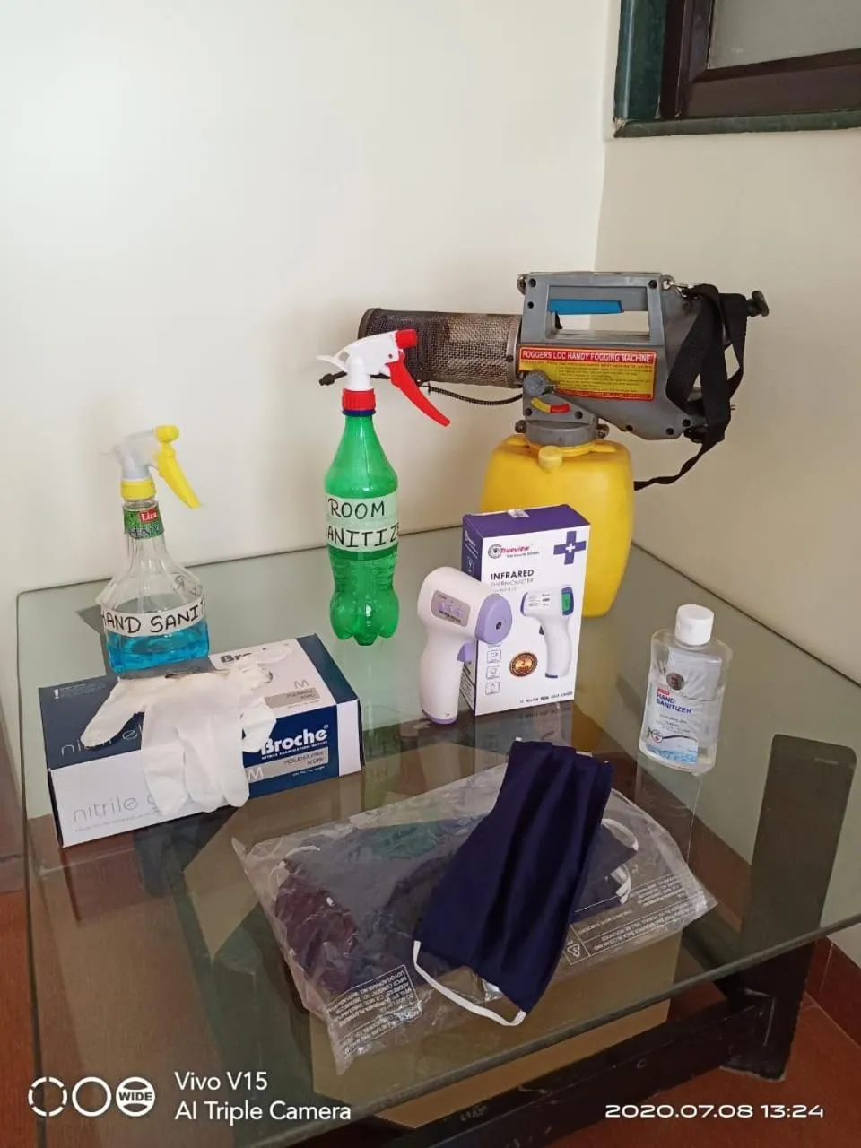 Text overlay in Hotel Vaishali