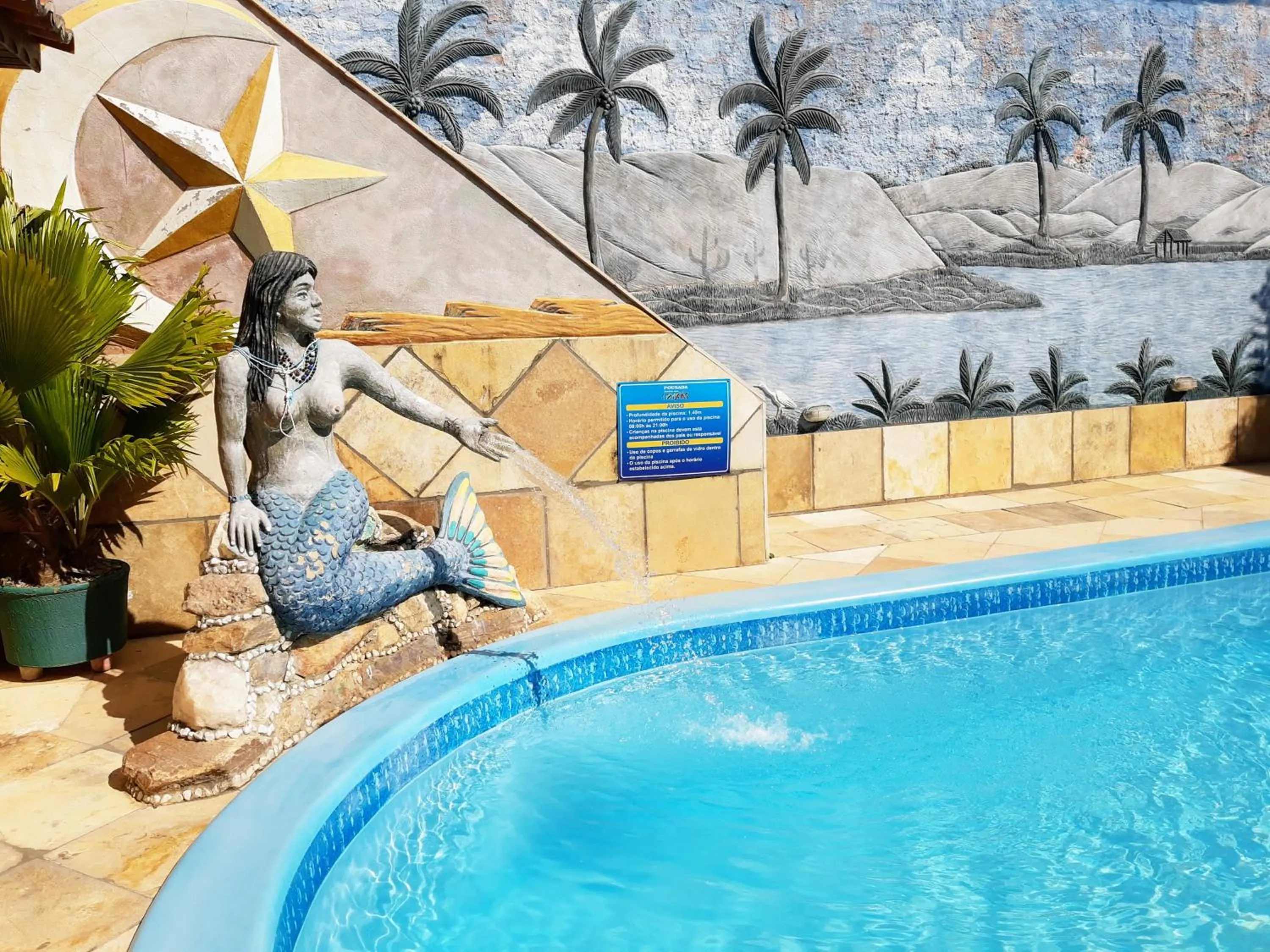 Pool view in Jardim dos Orixás