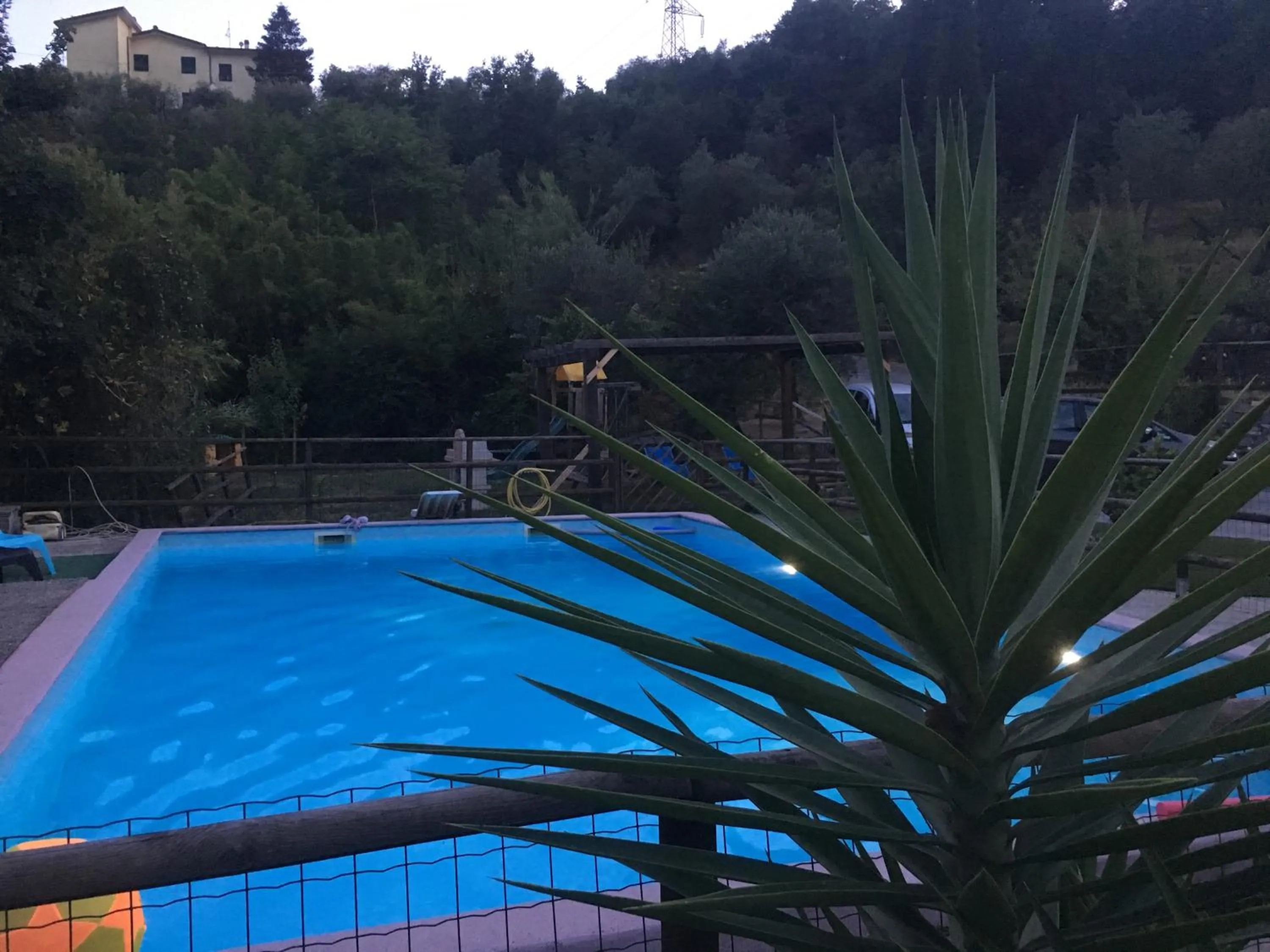 Pool view in B&b Il Rustico