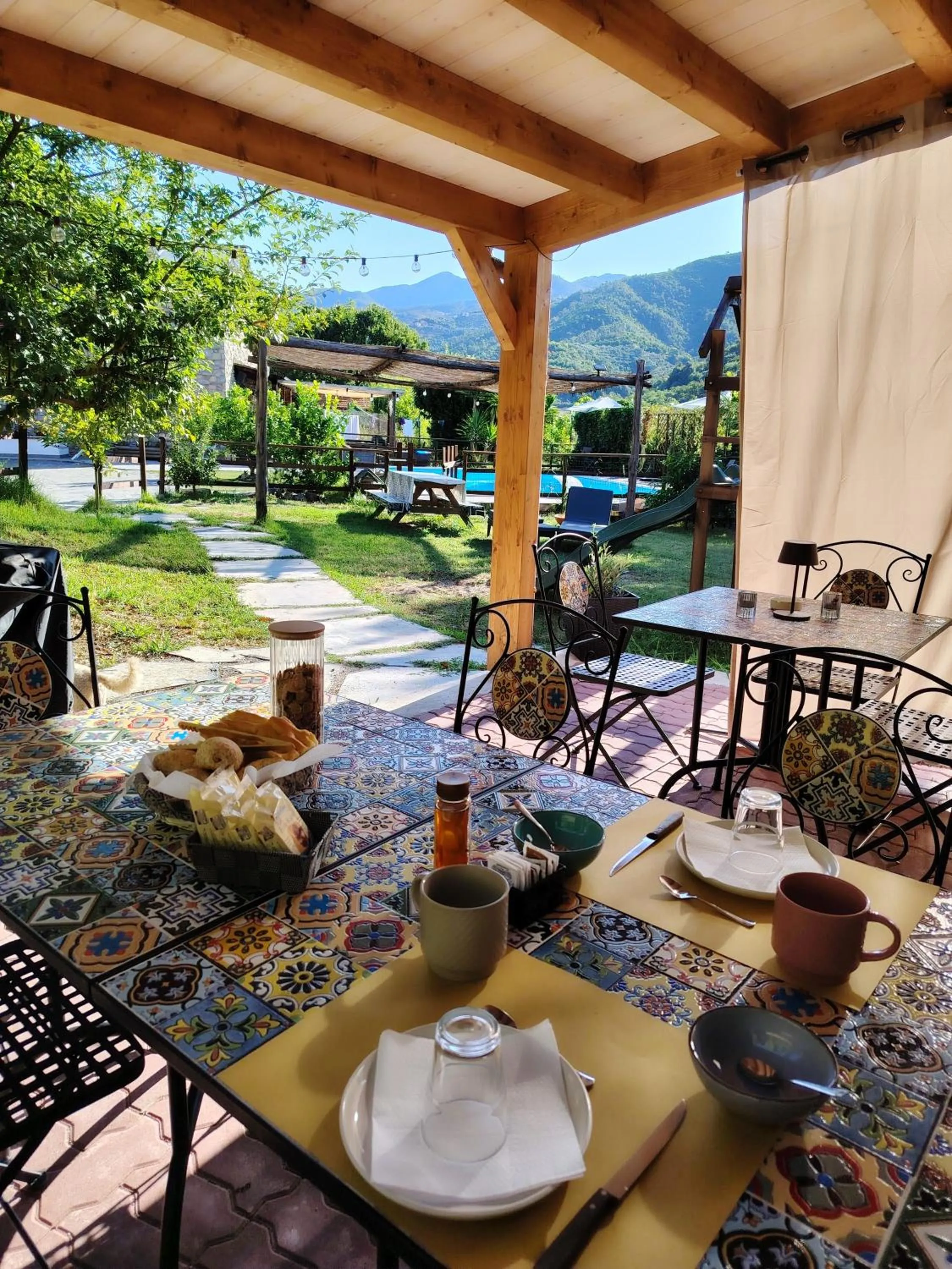 Garden in B&b Il Rustico