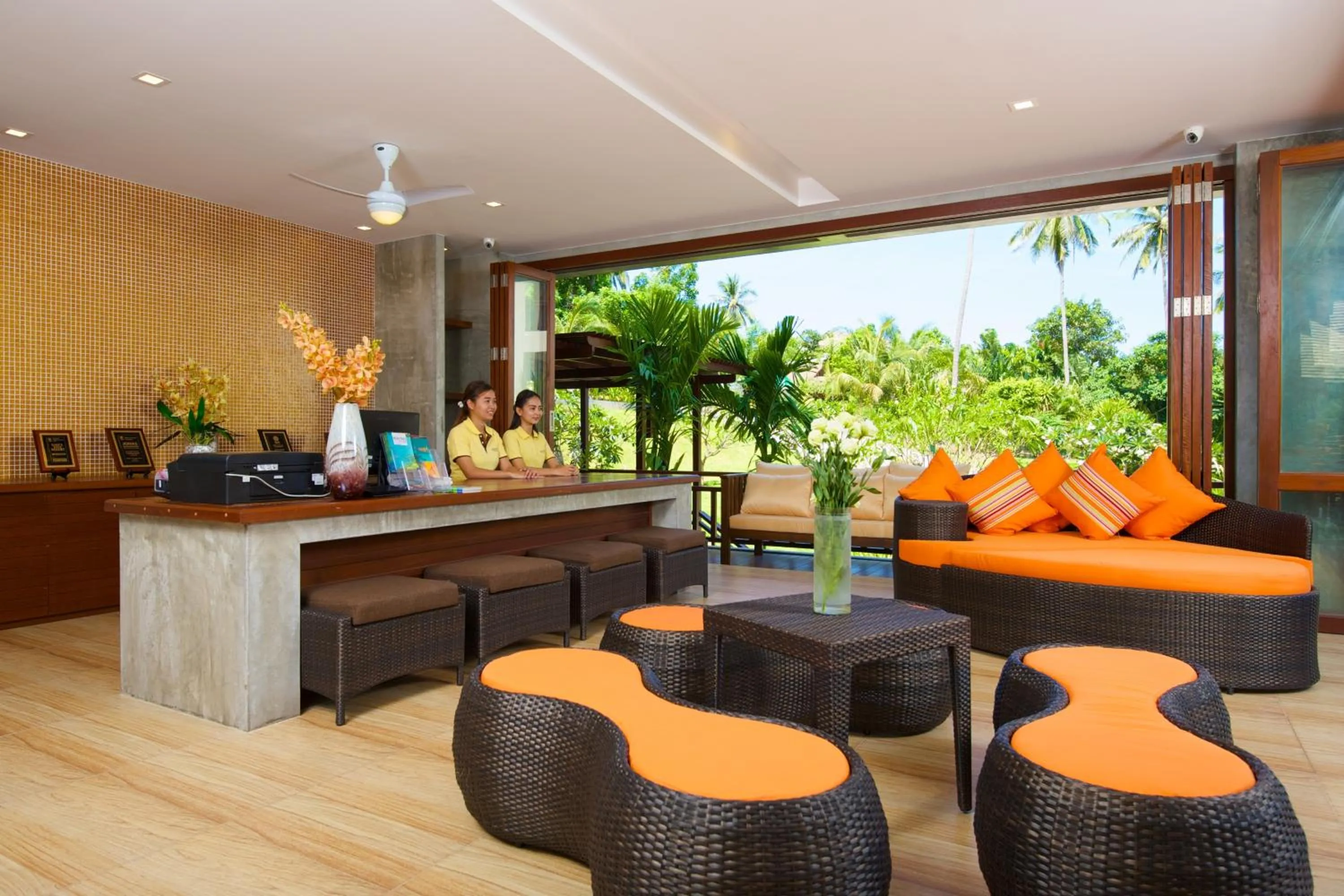 Lobby or reception in Ban's Diving Resort