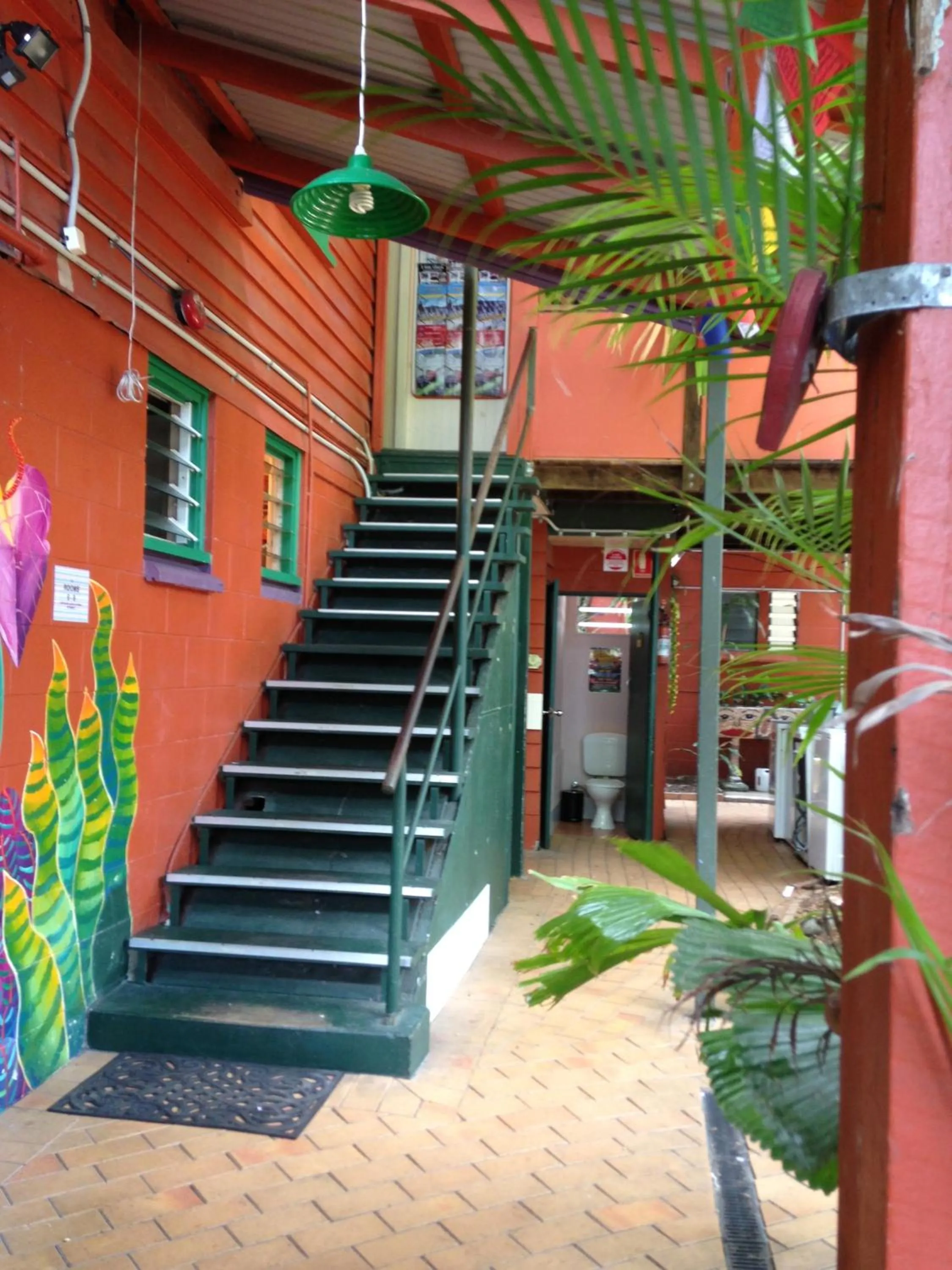 Facade/entrance in Dreamtime Hostel