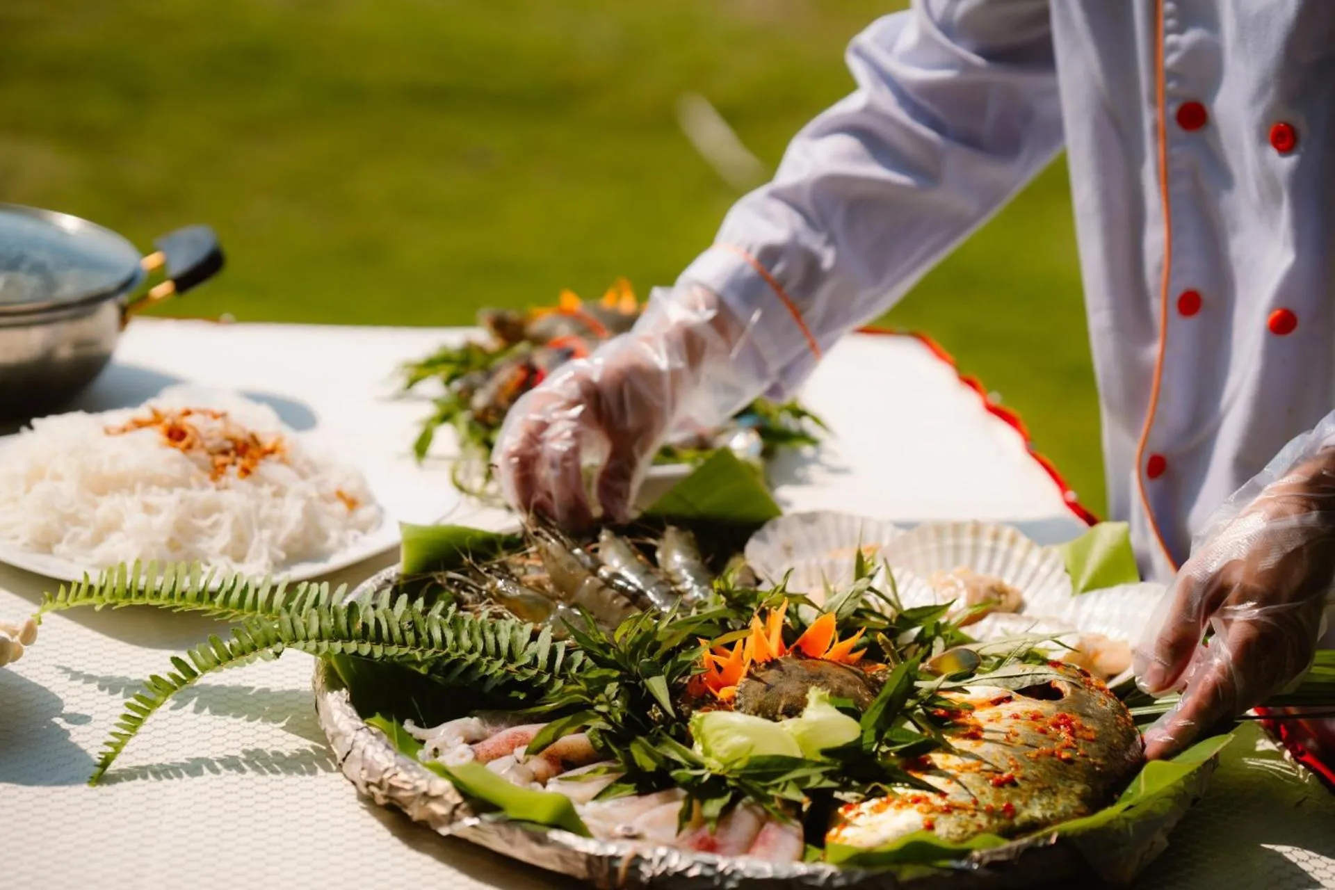 Food and drinks in Dat Lanh Beach Resort