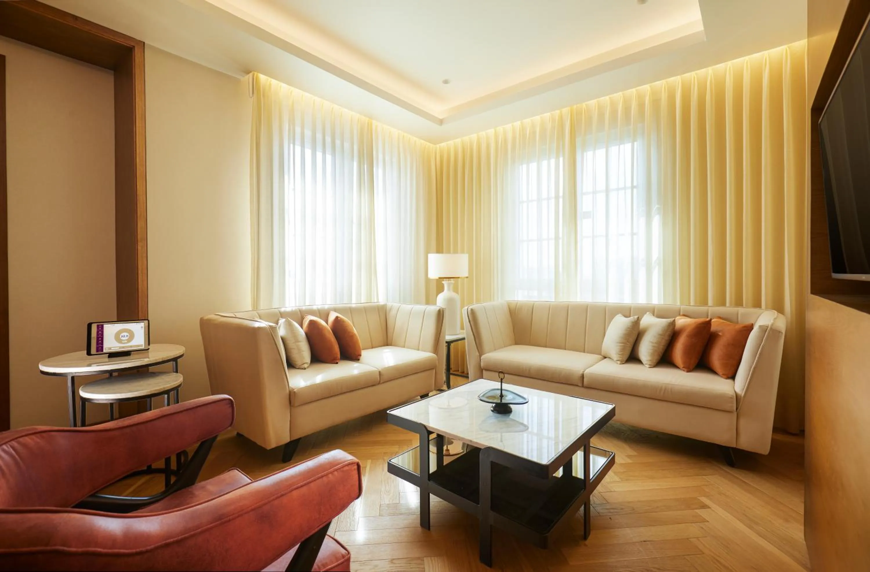 Living room in The Residency Towers