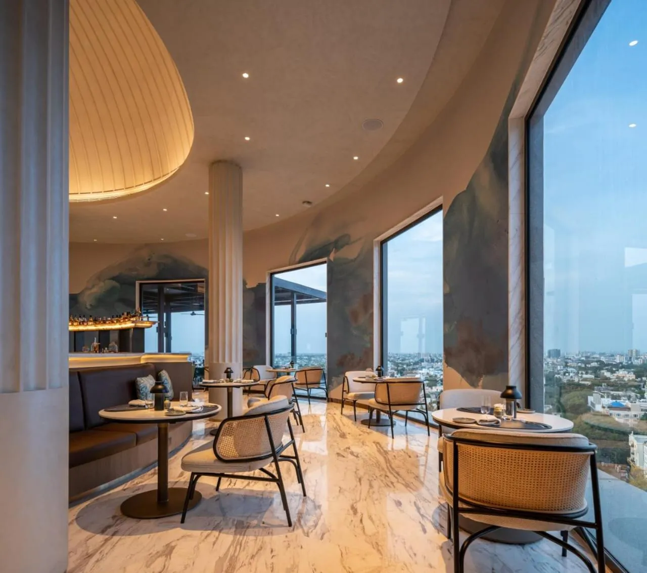 Restaurant/places to eat in The Residency Towers