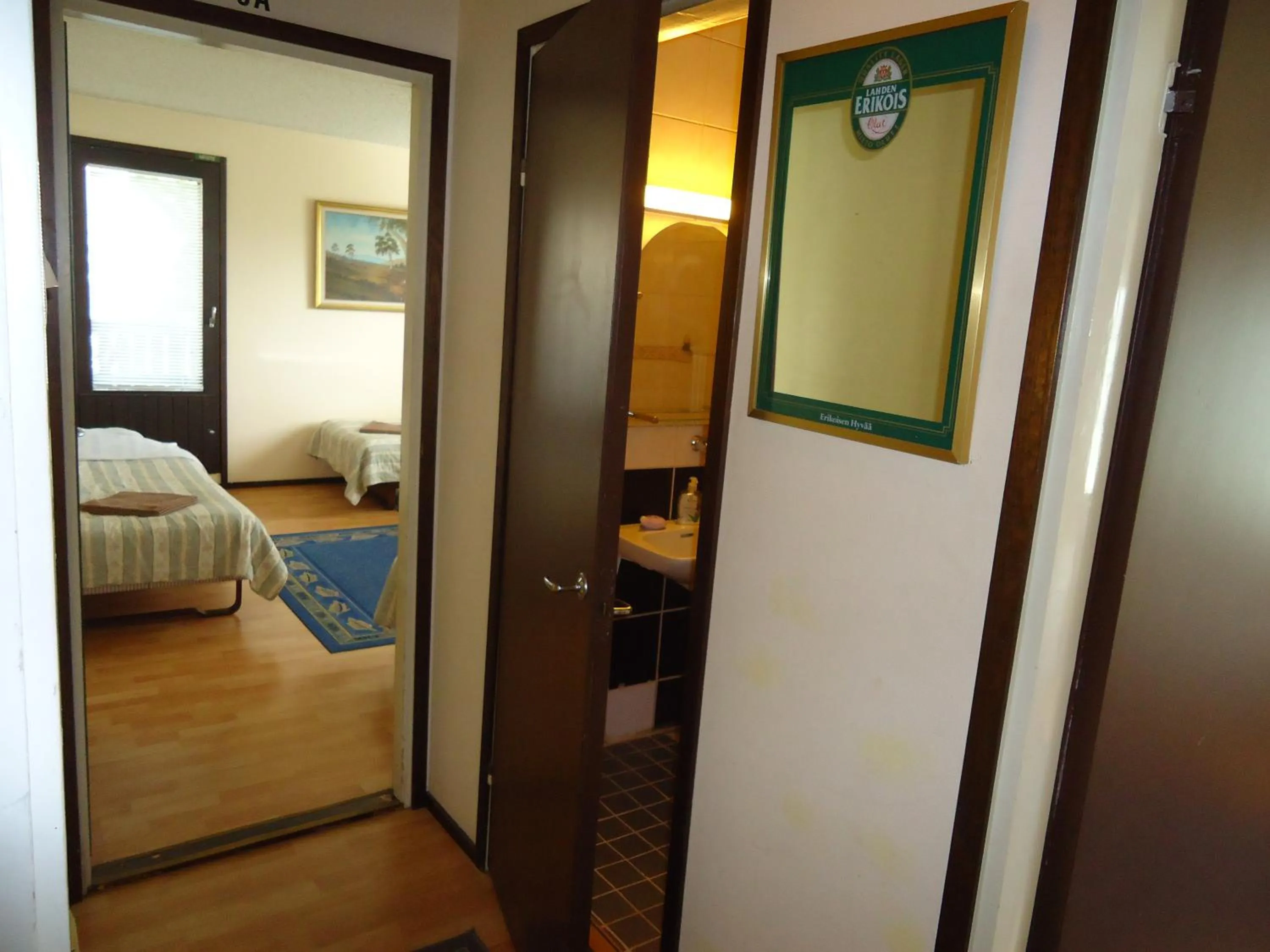 Decorative detail, Bed in Hotel Lamminpää