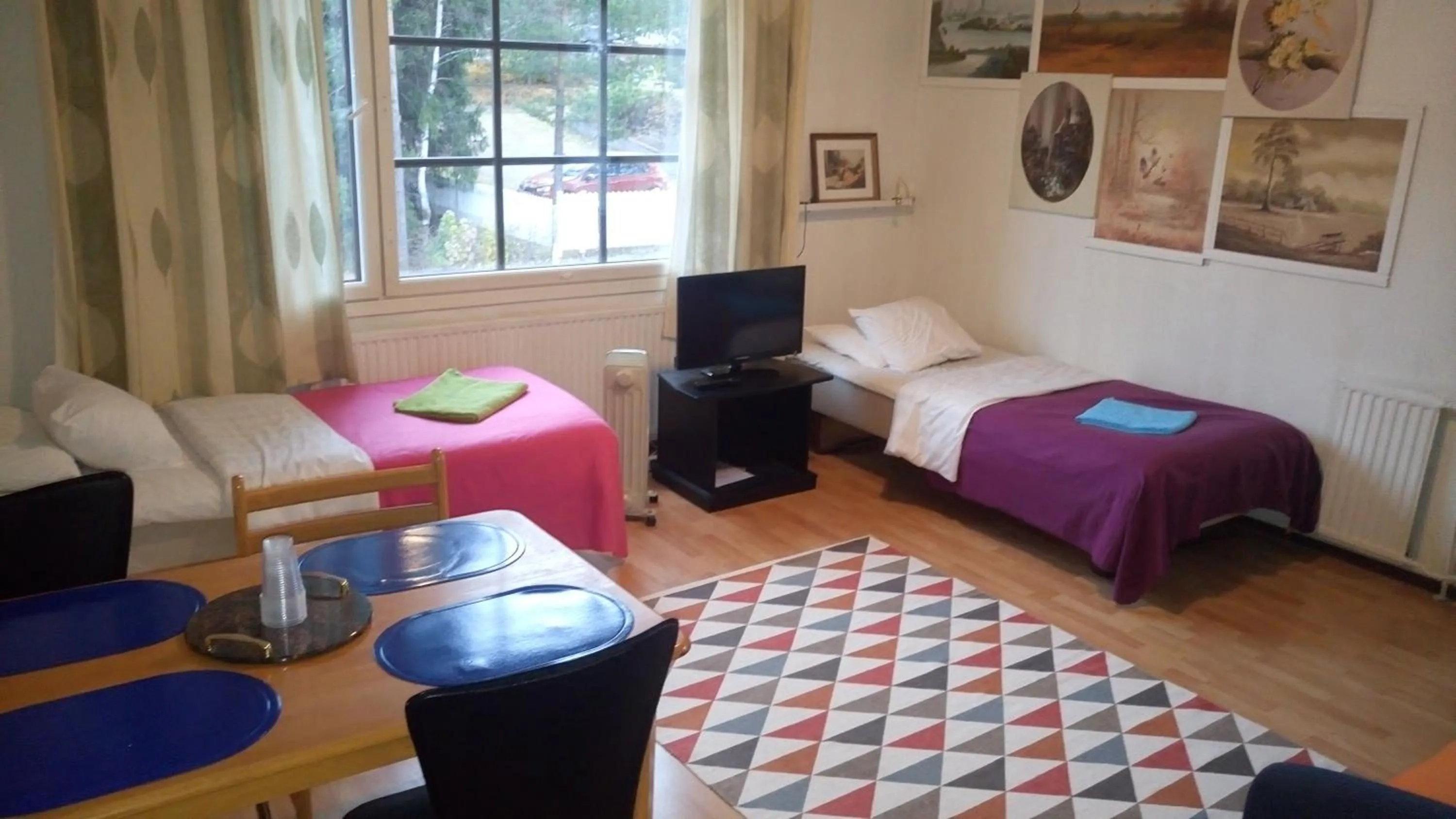 Bed in Hotel Lamminpää