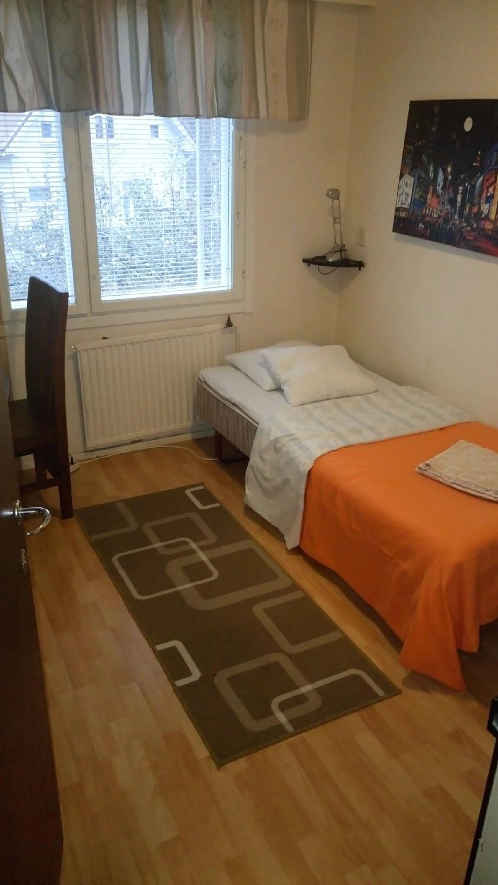 Bed in Hotel Lamminpää