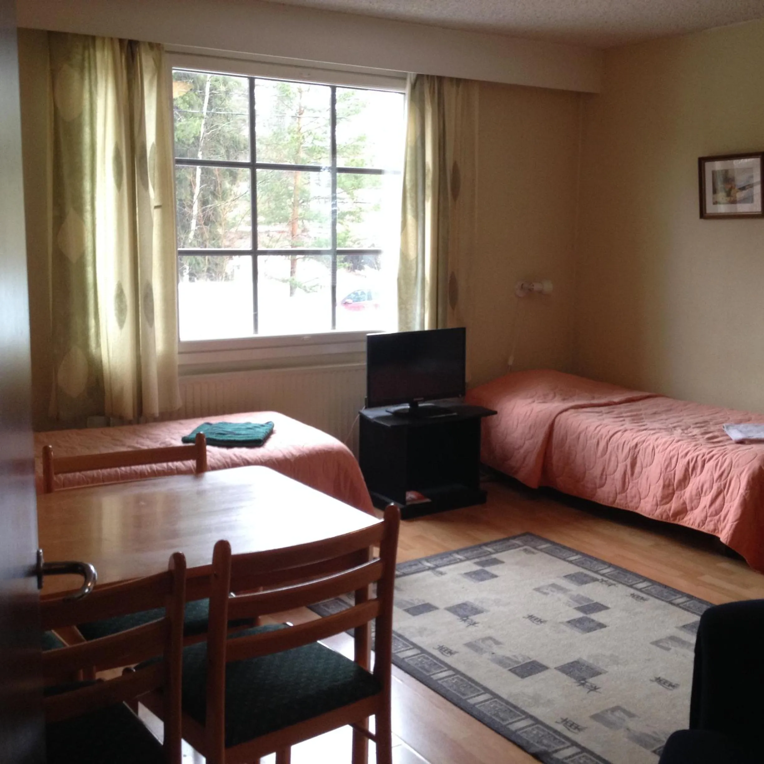 Bed in Hotel Lamminpää