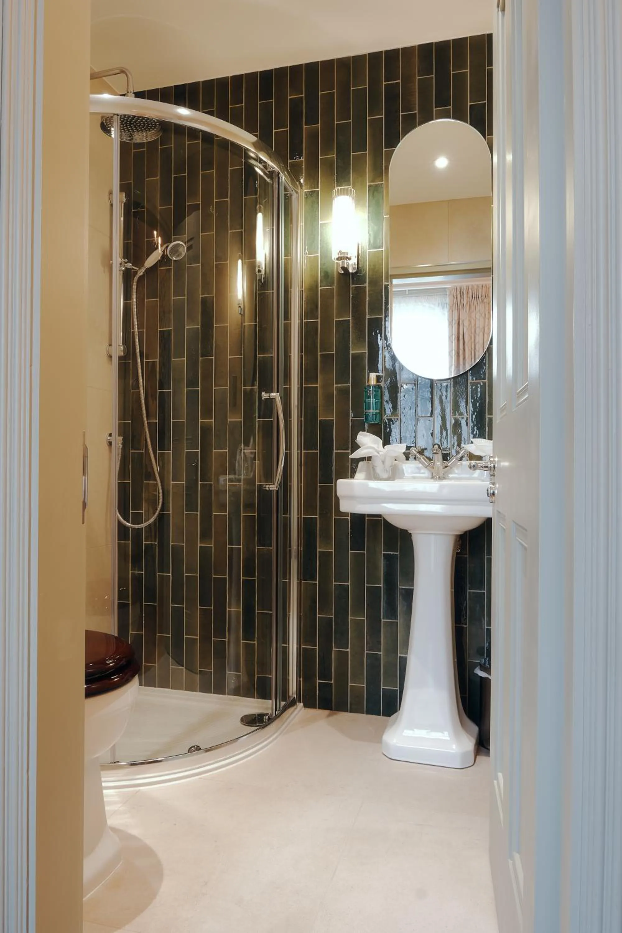 Shower in The Black Lion Pub & Boutique Guesthouse