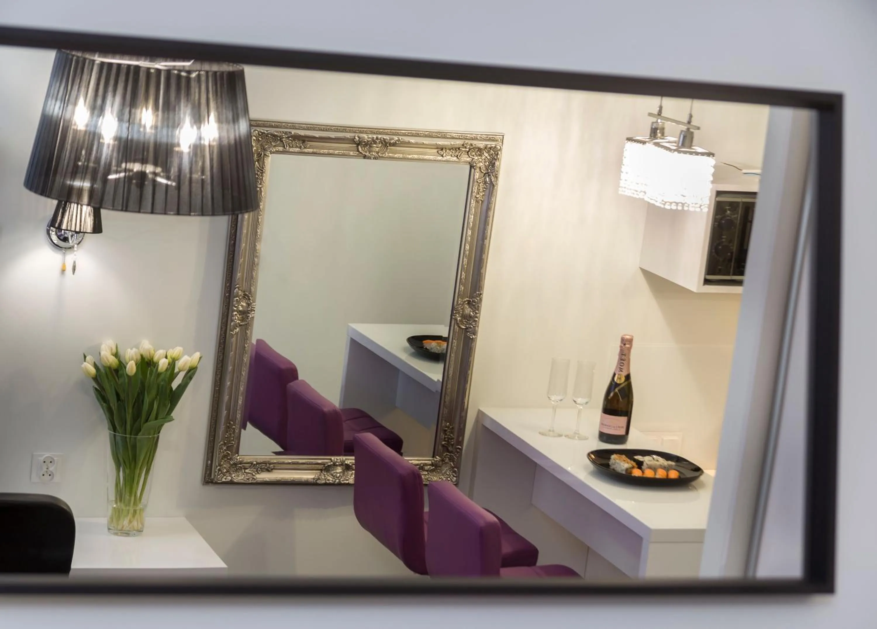 Kitchen or kitchenette in Apartamenty Vola Residence