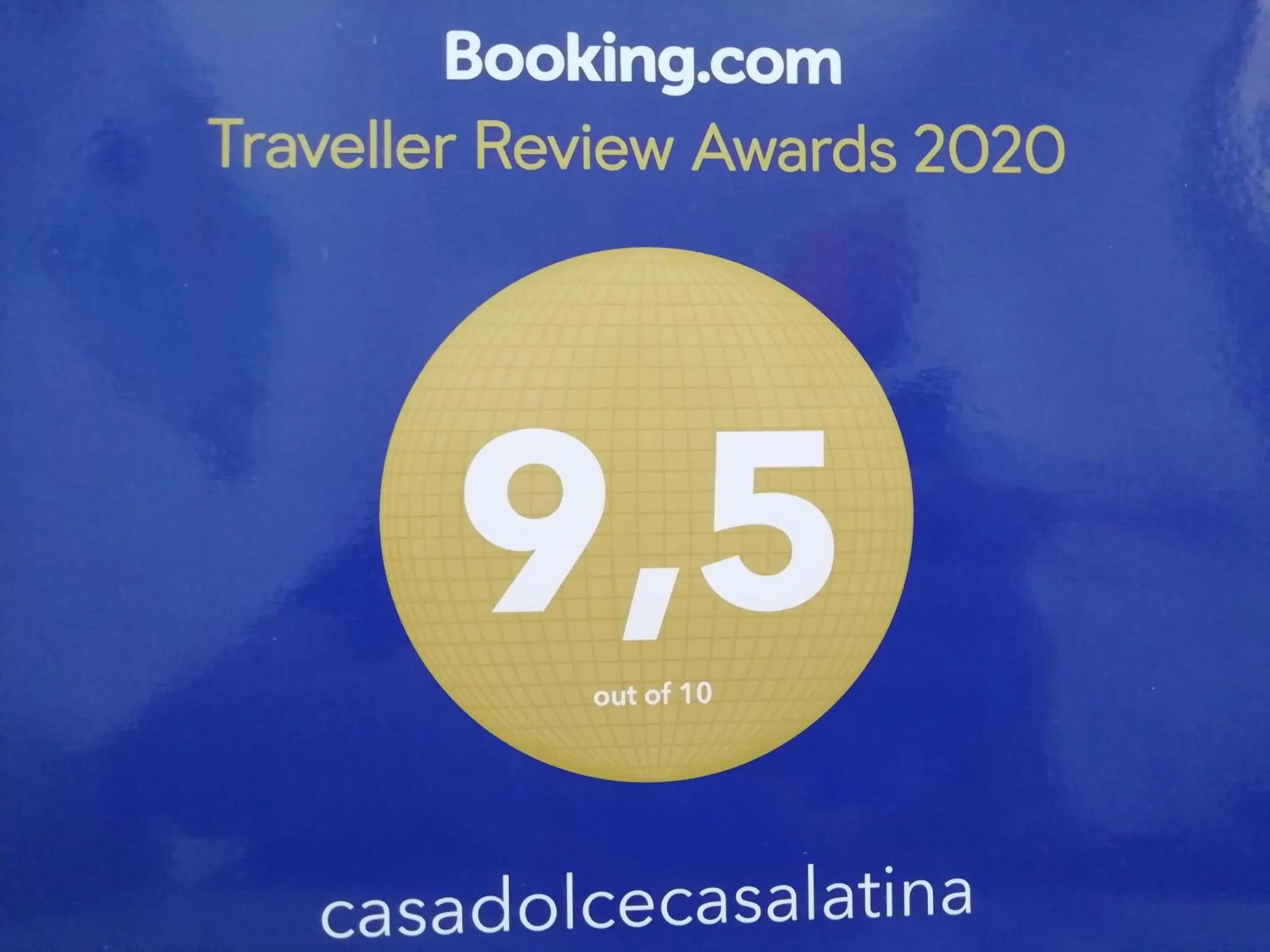 Certificate/Award in casadolcecasalatina