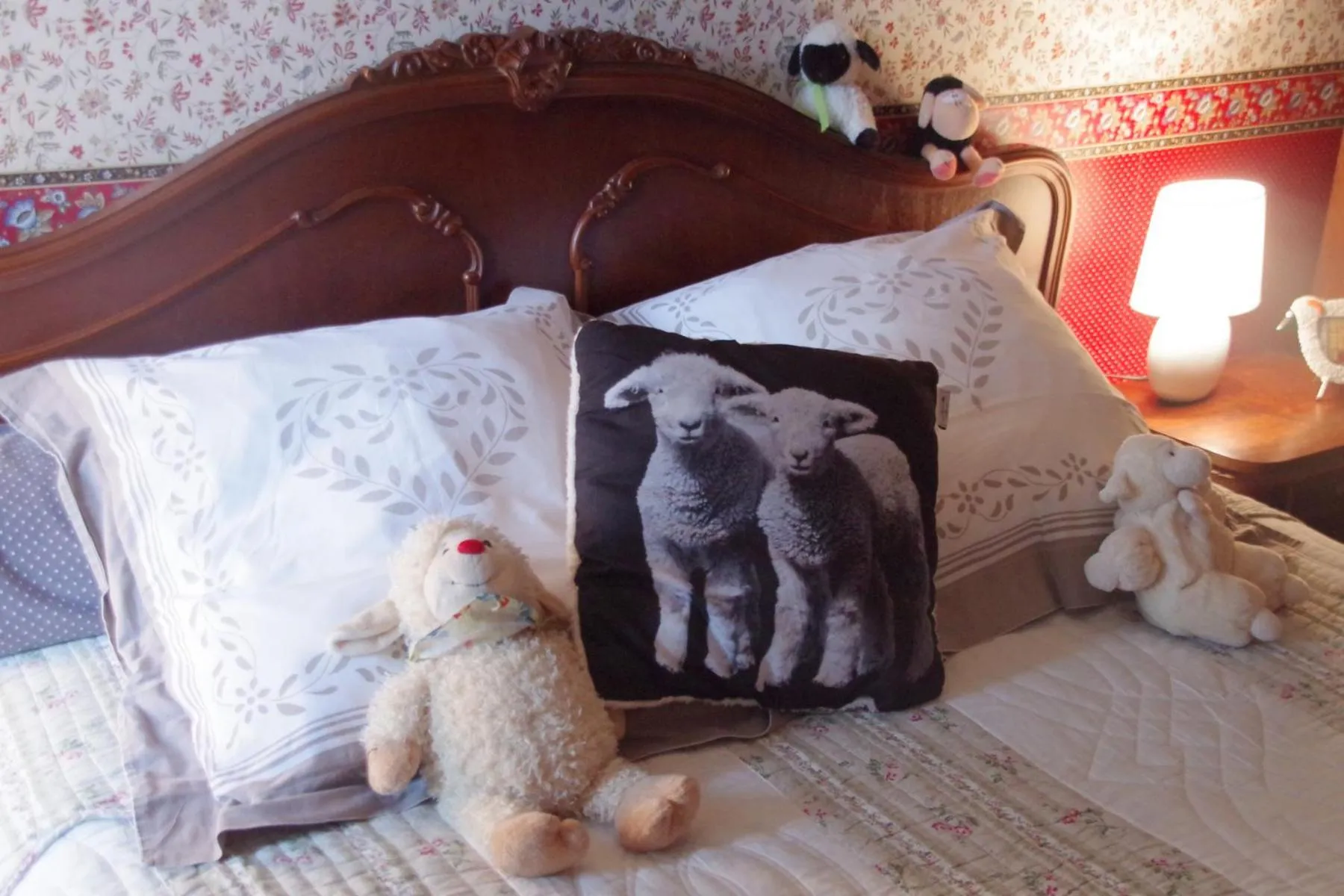 Bed in Chambres d'hôtes Au presbytère