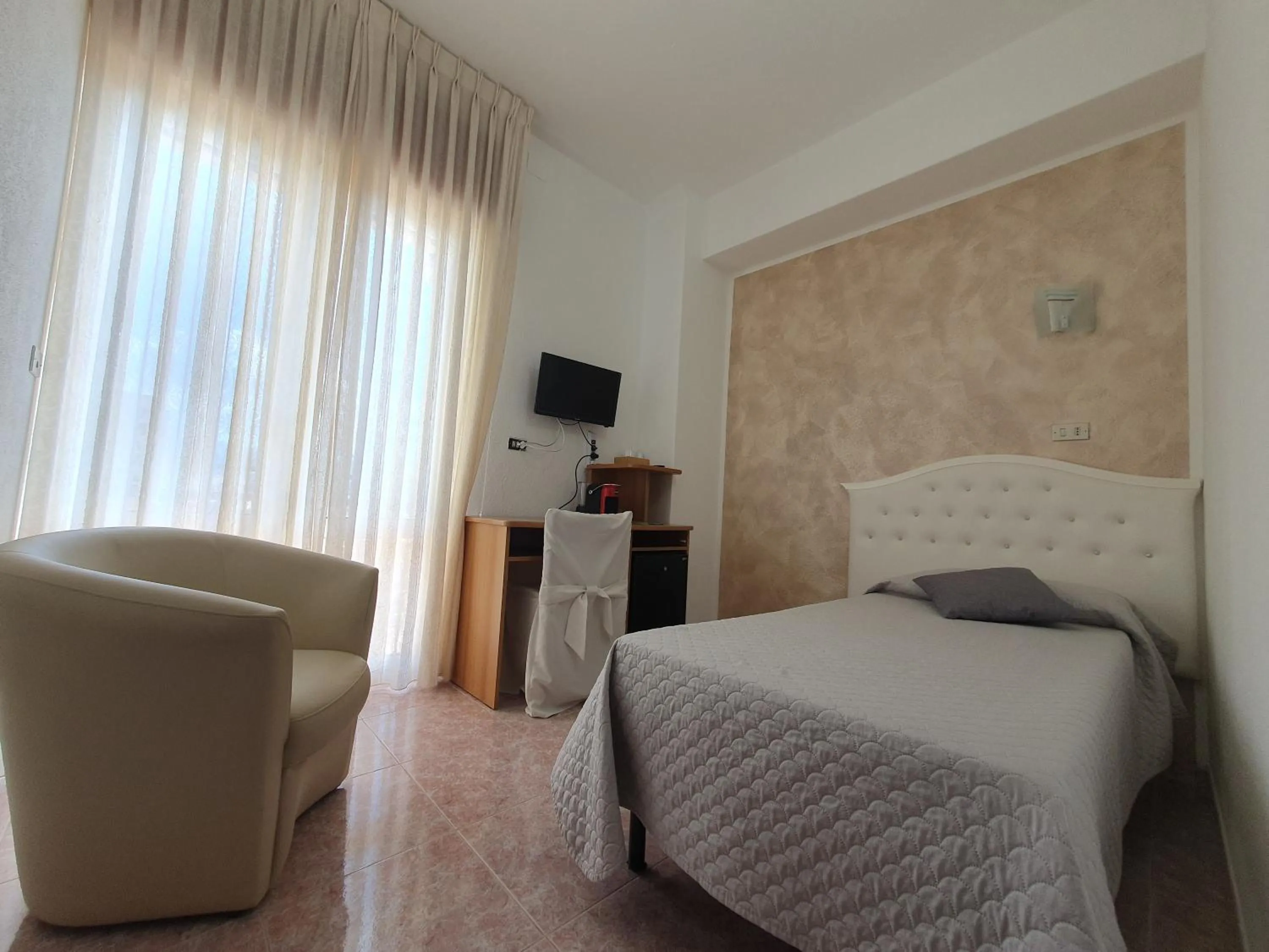 Bed in Hotel Ristorante SUPERSONIK