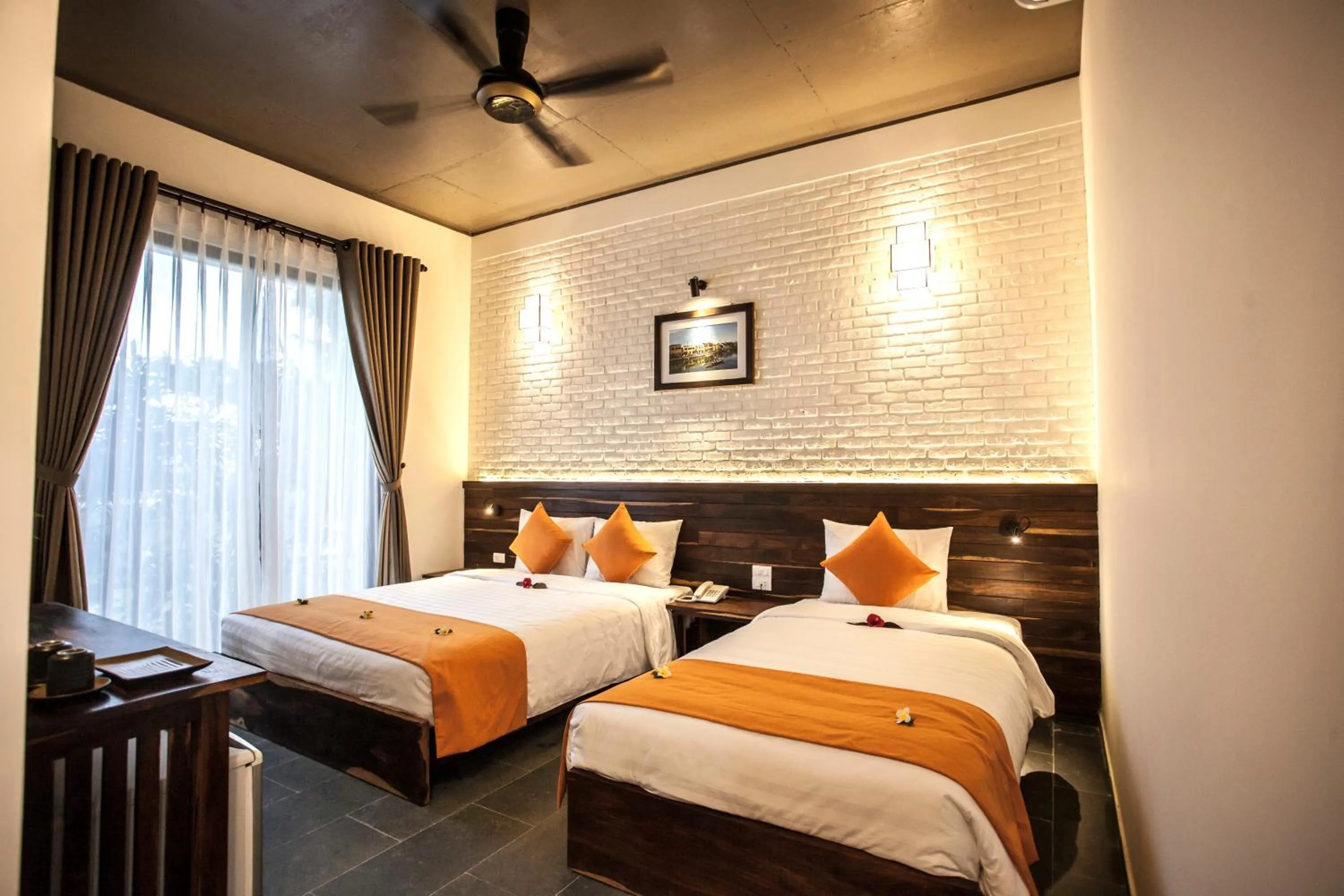 Photo of the whole room, Bed in Sông Lụa (Silk River Villa)