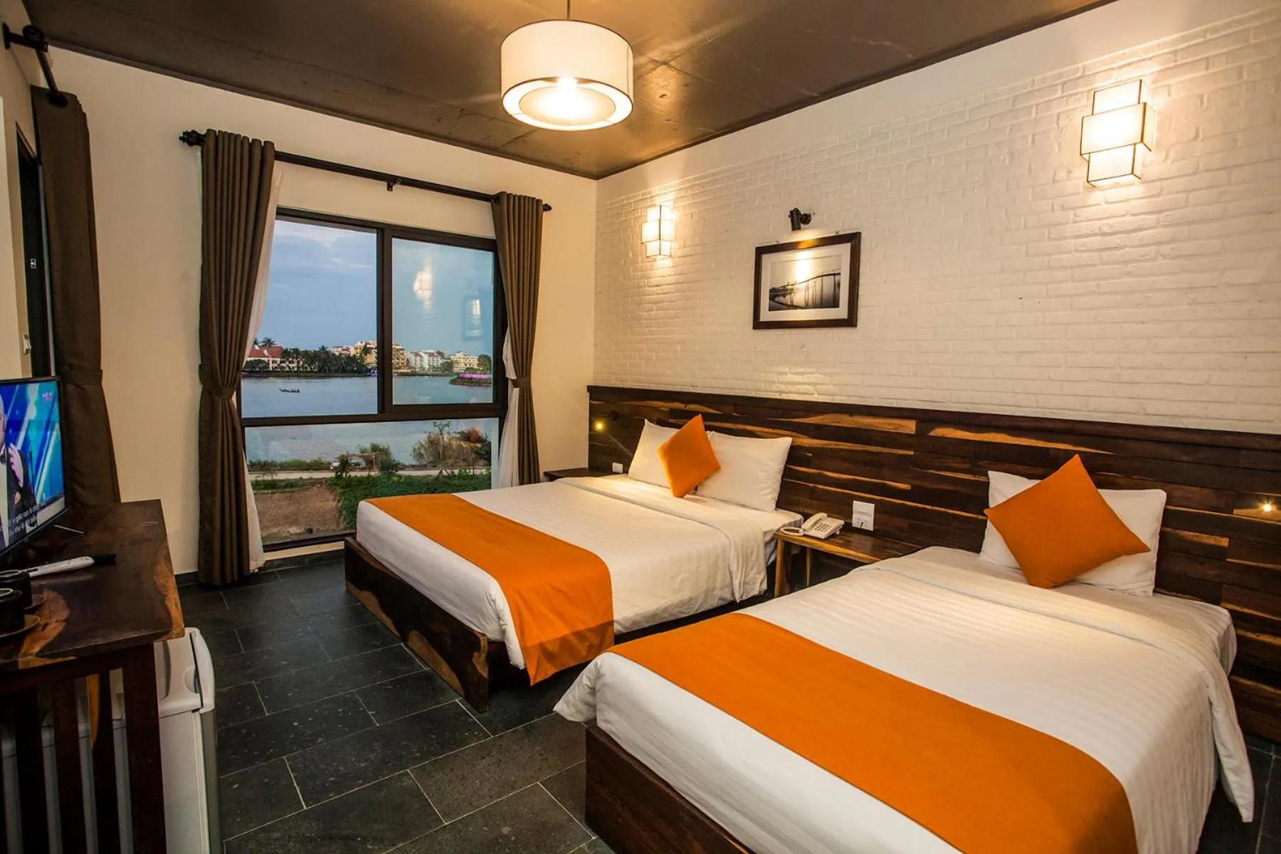 Bedroom, Bed in Sông Lụa (Silk River Villa)