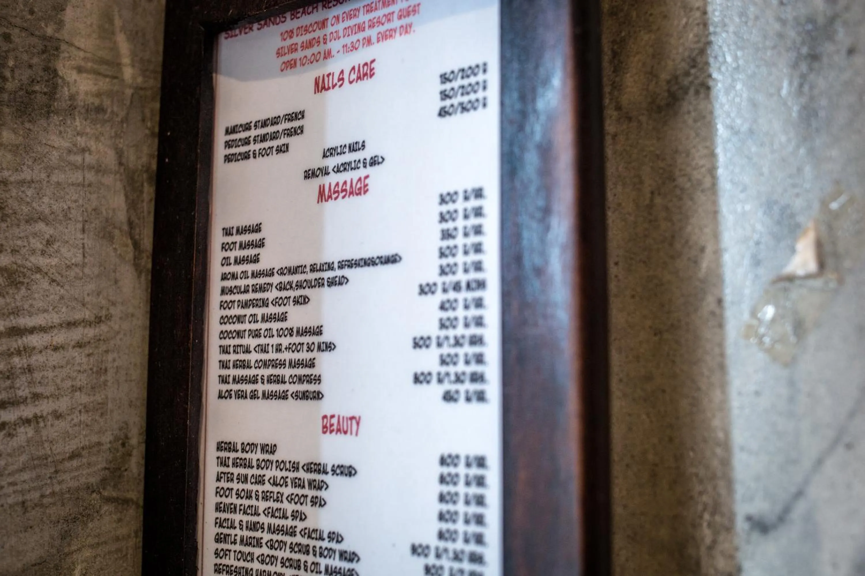 Massage in Silver Sands Resort - Koh Tao