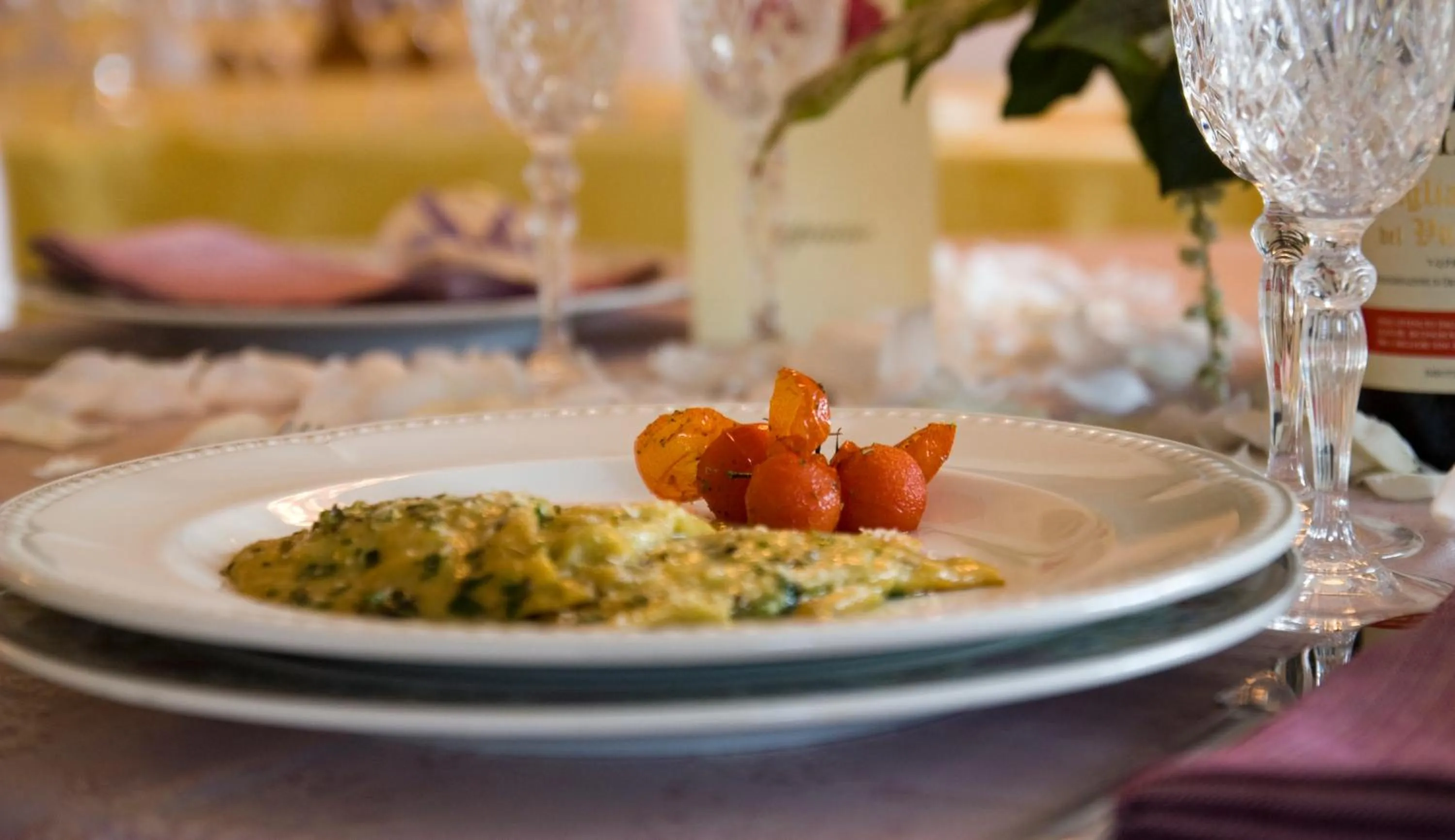 Food and drinks in Hotel Villa Ida