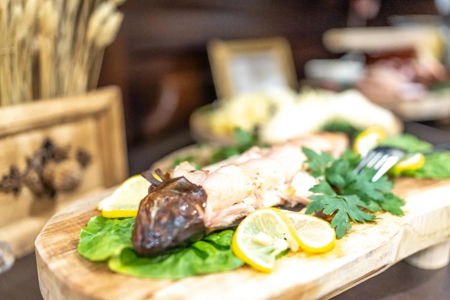 Buffet breakfast in Villa Neve