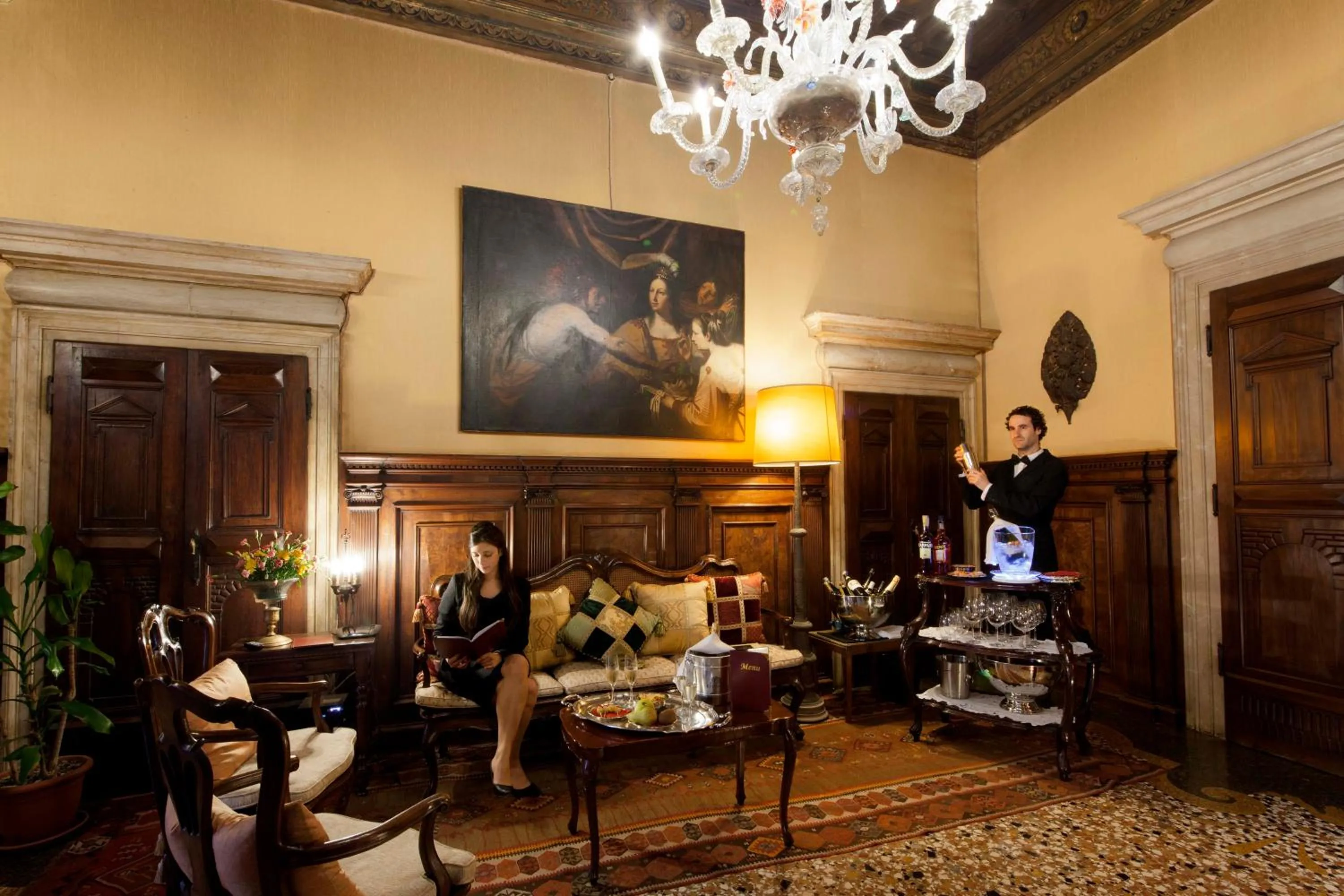 Lounge or bar in Palazzetto Pisani Grand Canal